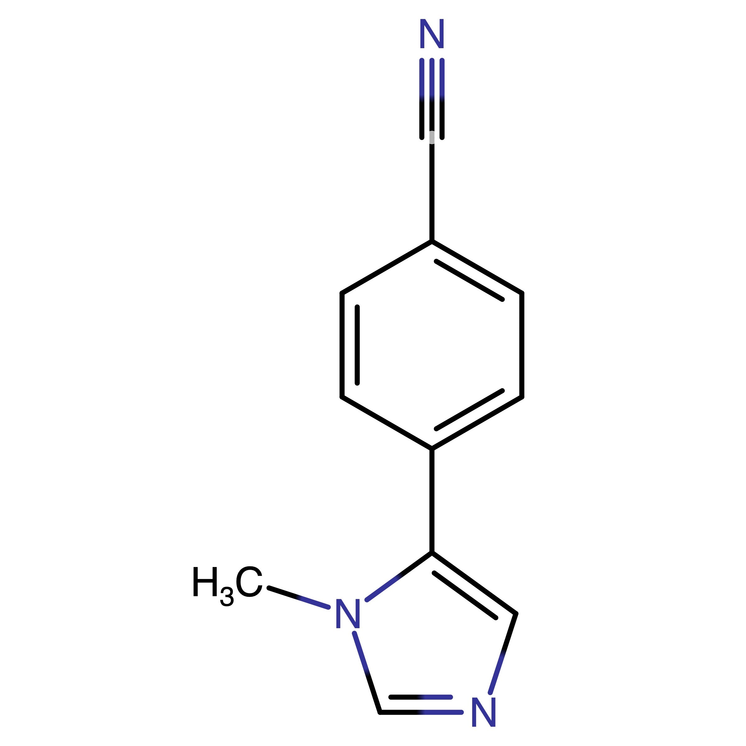 CAS 1201006-00-9 | 4-(1-Methyl-1H-imidazol-5-yl)benzonitrile