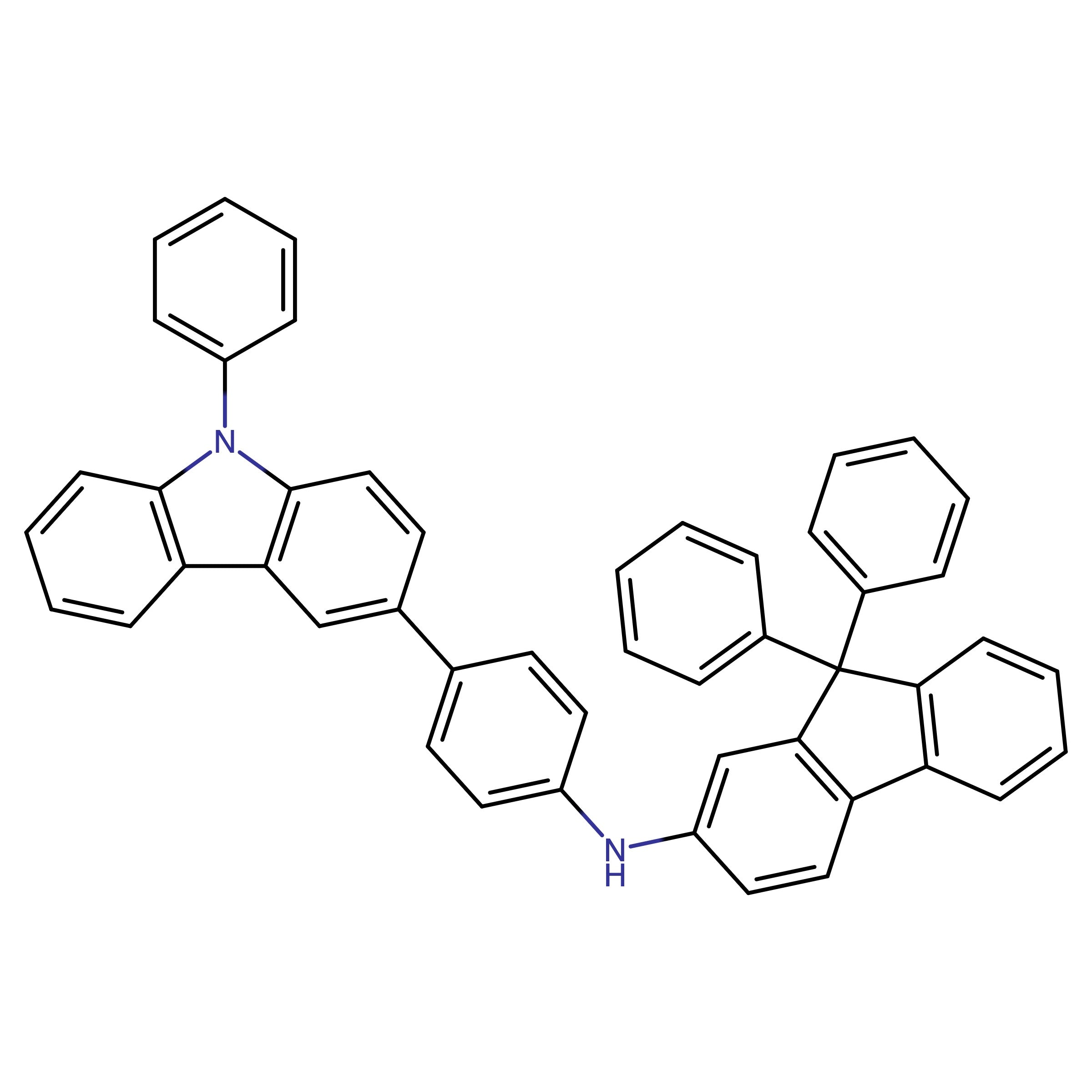 CAS 1447838-87-0 | 9,9-Diphenyl-N-(4-(9-phenyl-9H-carbazol-3-yl)phenyl)-9H-fluoren-2-amine