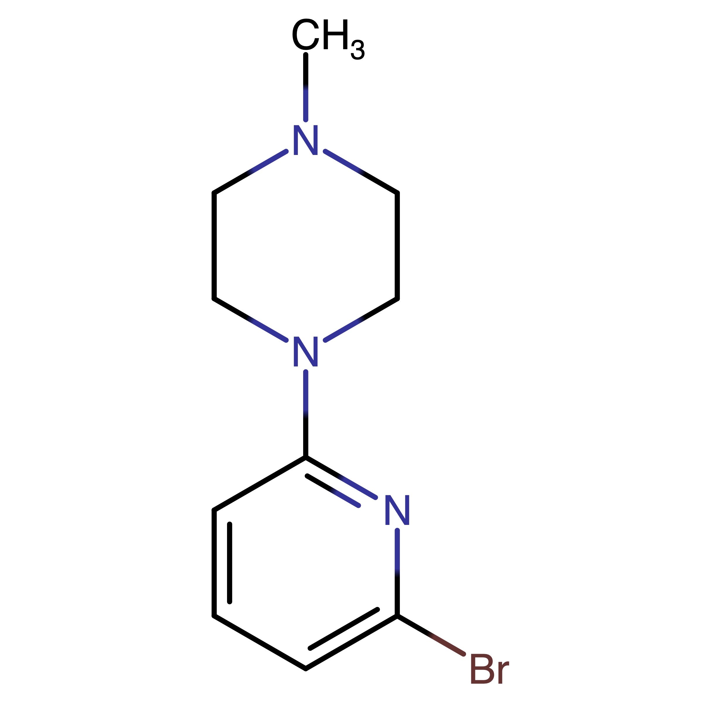 CAS 153976-27-3 | 1-(6-Bromopyridin-2-yl)-4-methylpiperazine | MFCD00925756