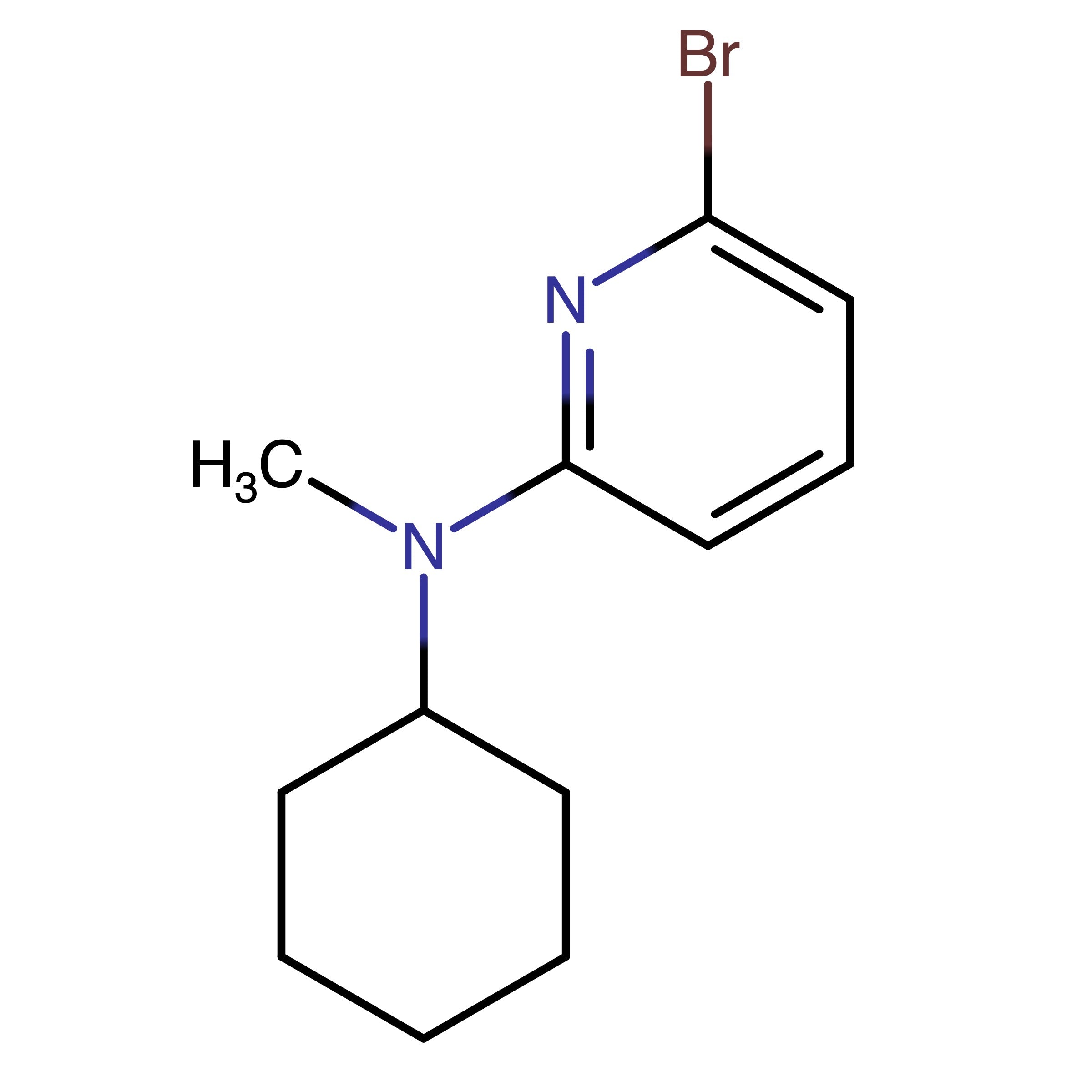 CAS 1225280-81-8 | 6-Bromo-N-cyclohexyl-N-methylpyridin-2-amine