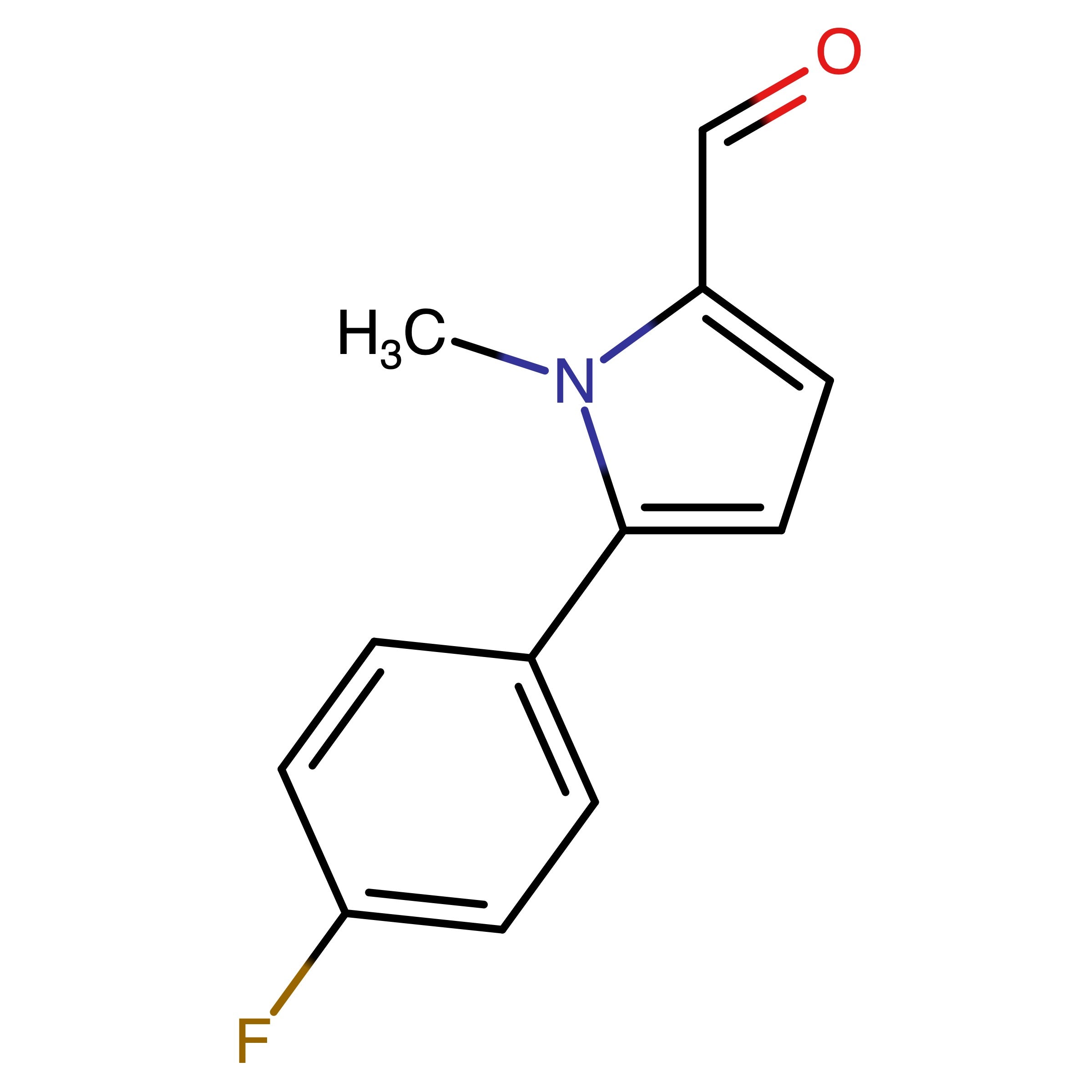CAS 912763-27-0 | 5-(4-Fluorophenyl)-1-methyl-2-formylpyrrole