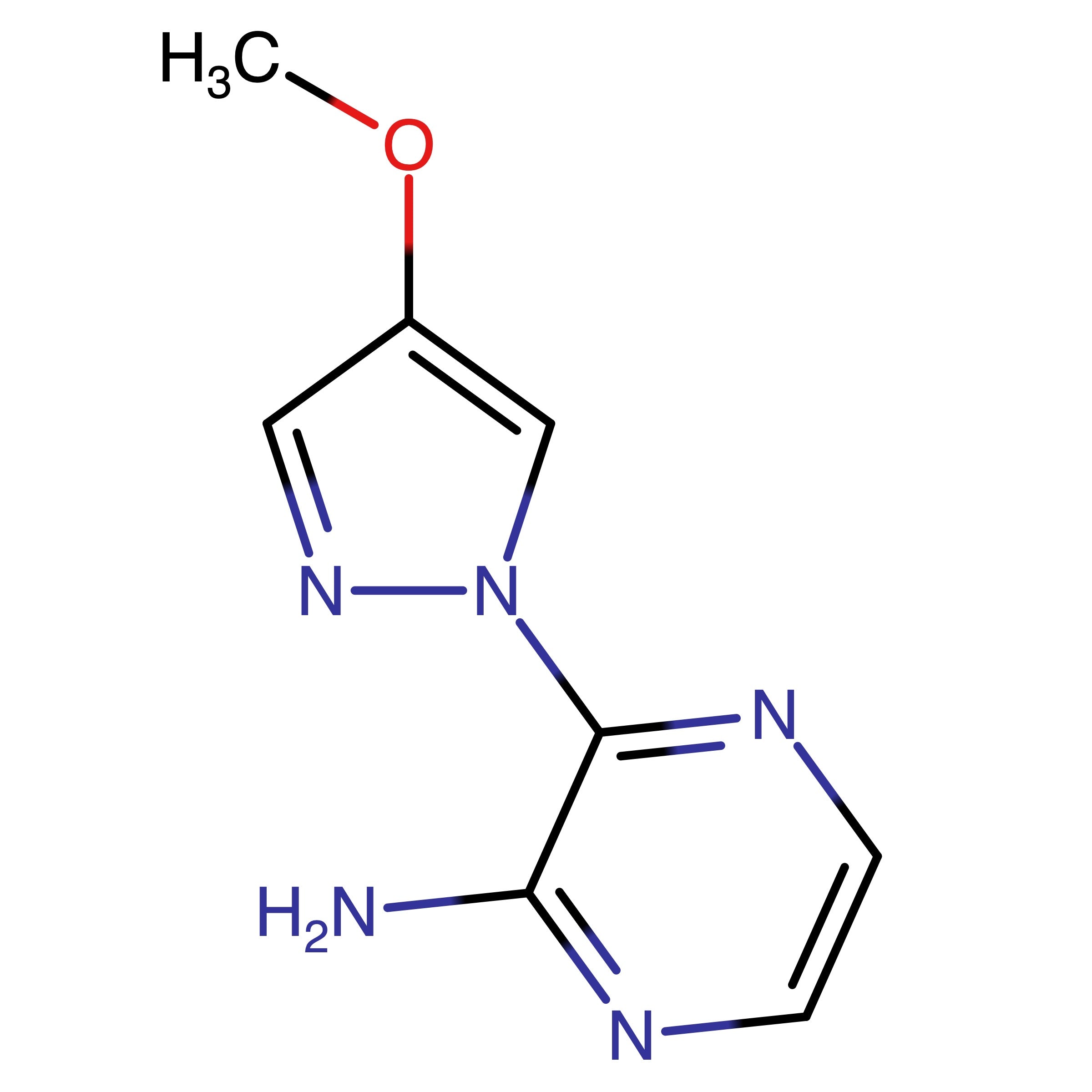 CAS 1862717-98-3 | 2-Amino-3-(4-methoxy-1H-pyrazol-1-yl)pyrazine