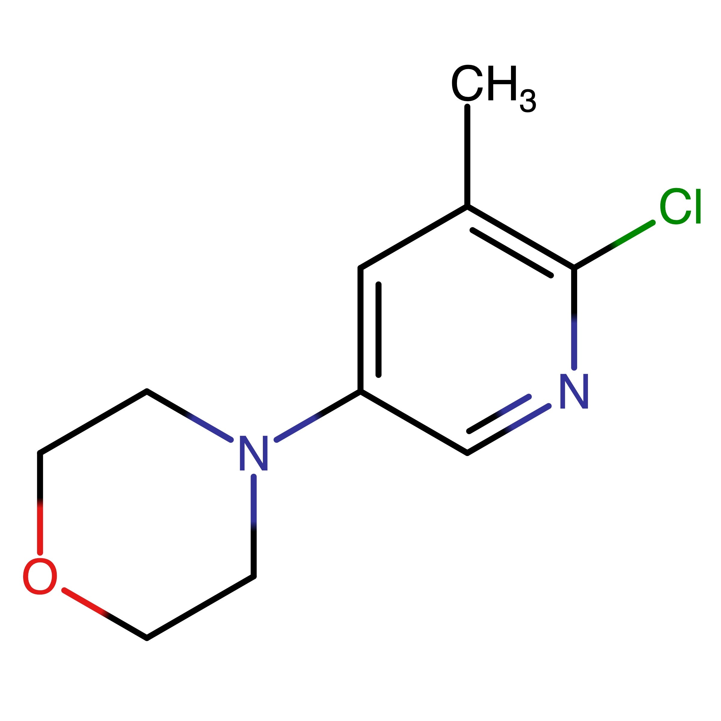 CAS 1267754-50-6 | 4-(6-Chloro-5-methyl-3-pyridyl)morpholine