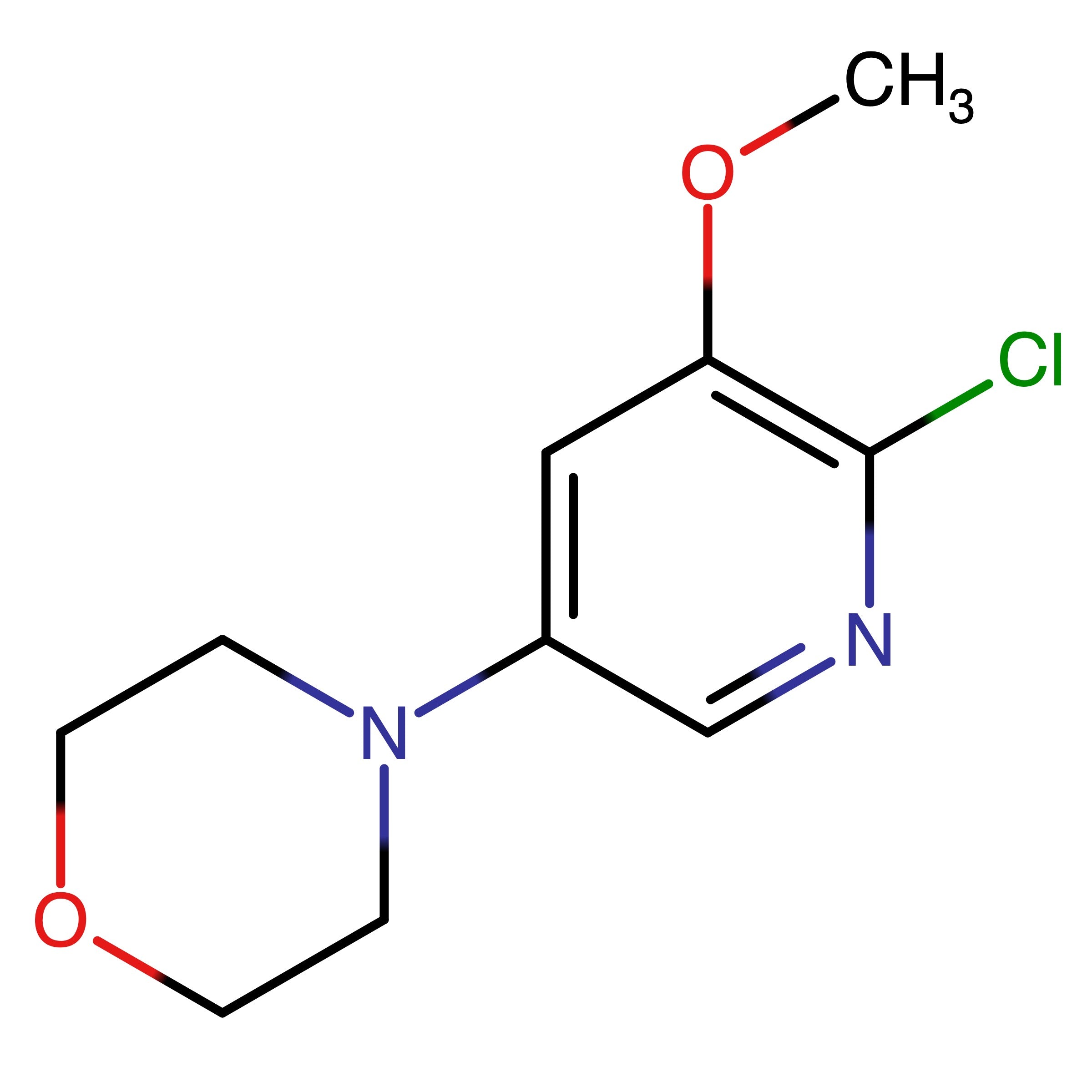 CAS 2363768-84-5 | 4-(6-Chloro-5-methoxy-3-pyridyl)morpholine