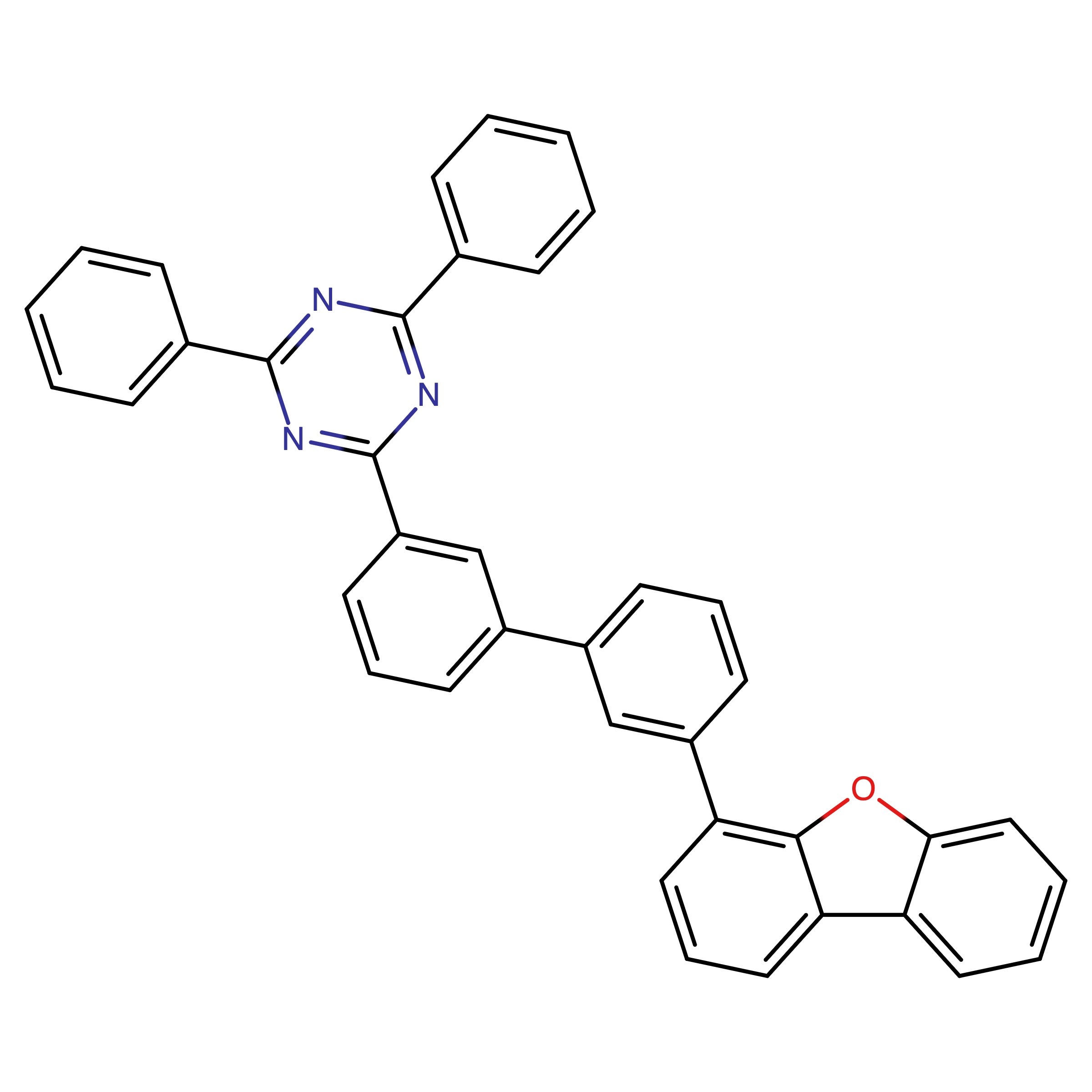 CAS 2119563-11-8 | 2-(3'-(Dibenzo[b,d]furan-4-yl)-[1,1'-biphenyl]-3-yl)-4,6-diphenyl-1,3,5-triazine