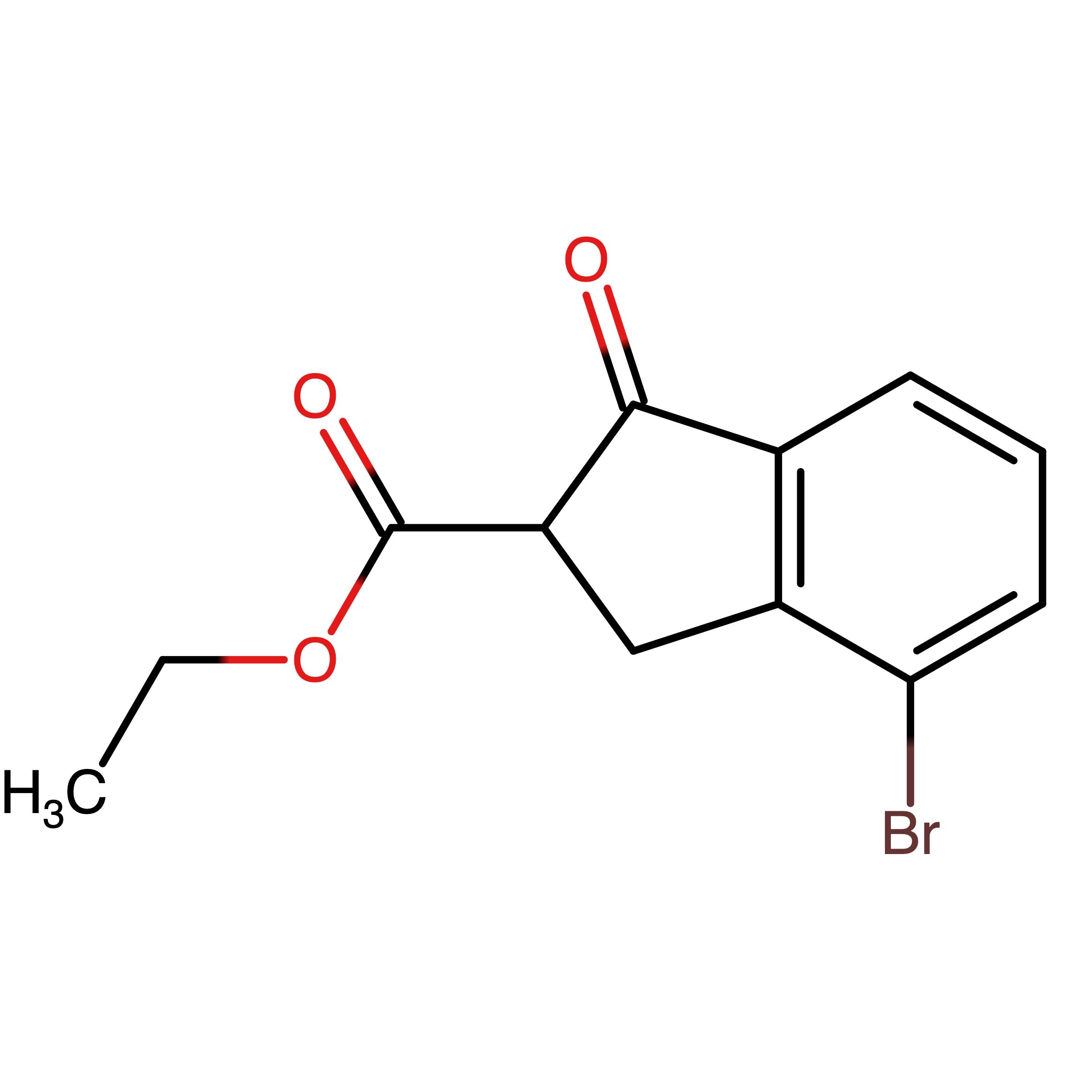 CAS 1693851-34-1 | Ethyl 4-bromo-1-indanone-2-carboxylate