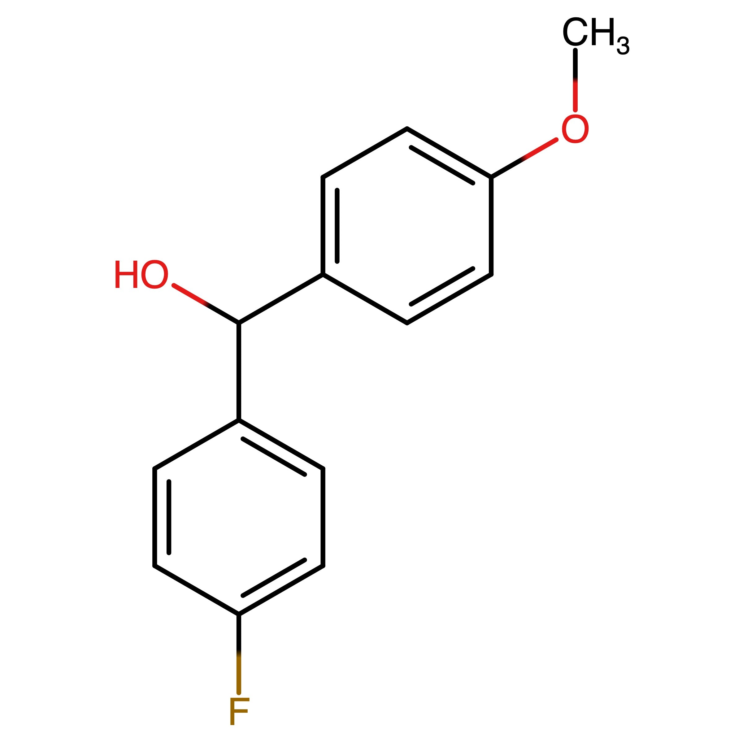 CAS 1426-55-7 | (4-Fluorophenyl)(4-methoxyphenyl)methanol | MFCD06201347
