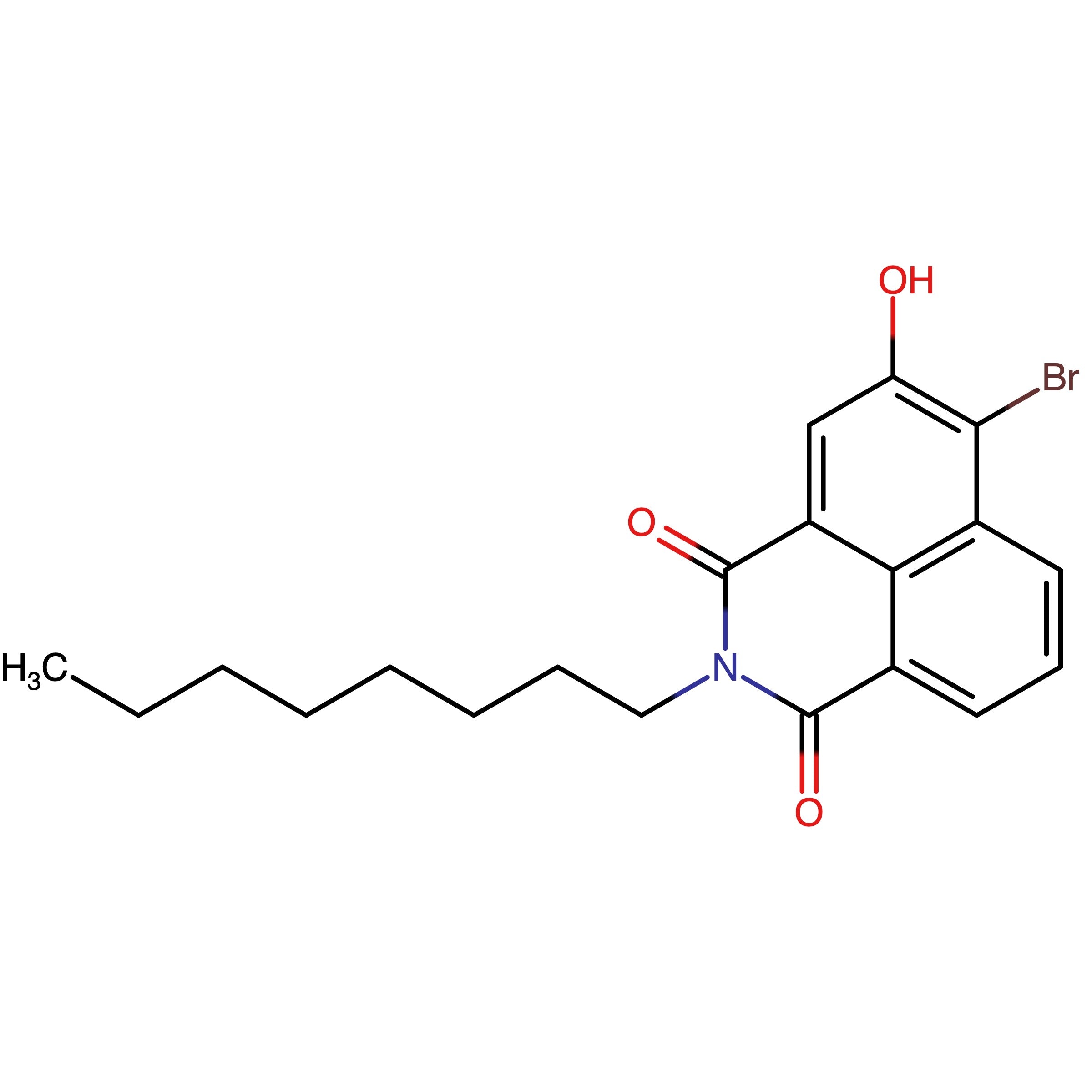 CAS 2196216-90-5 | 6-Bromo-5-hydroxy-2-octyl-1H-benzo[de]isoquinoline-1,3(2H)-dione