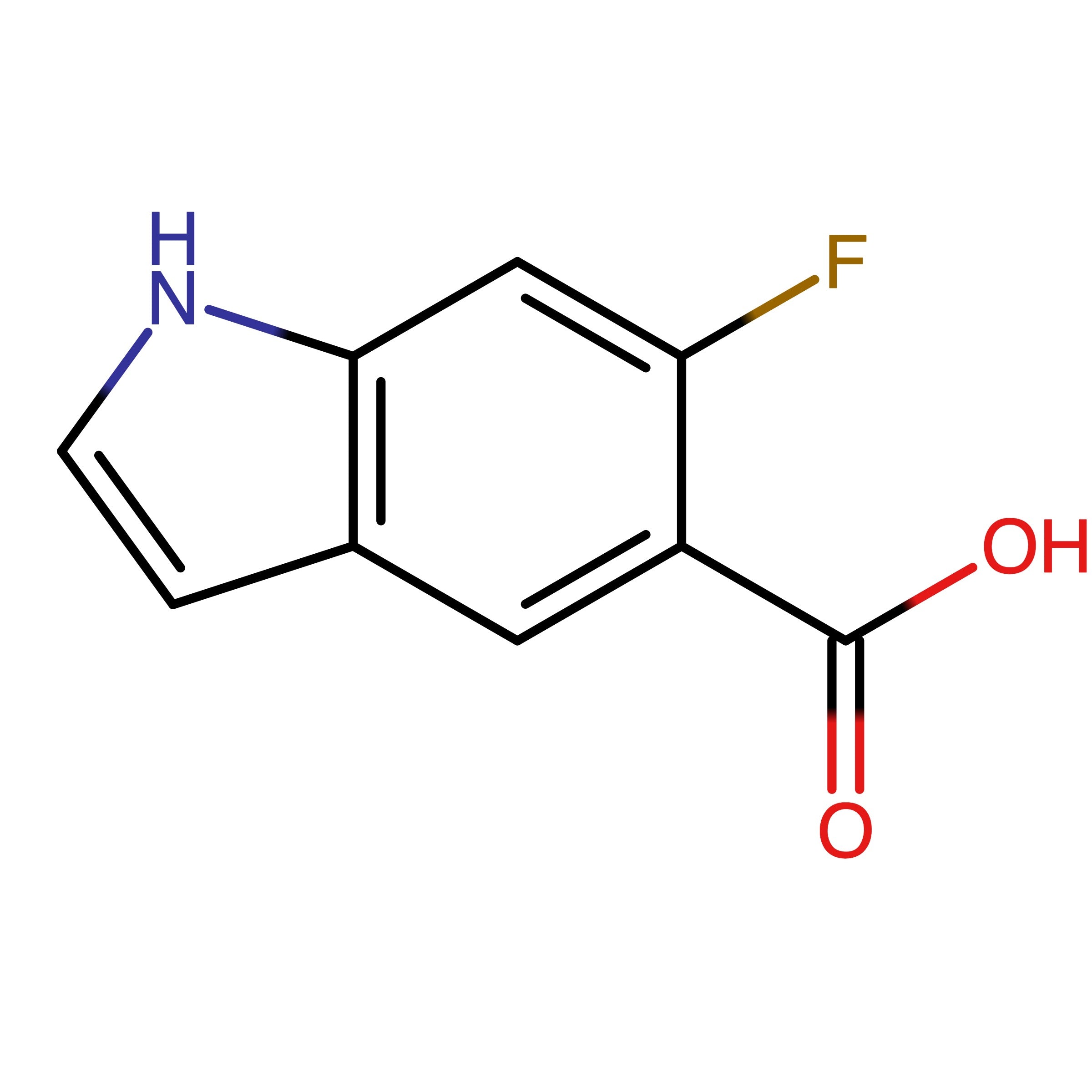 CAS 908600-73-7 | 6-Fluoroindole-5-carboxylic Acid
