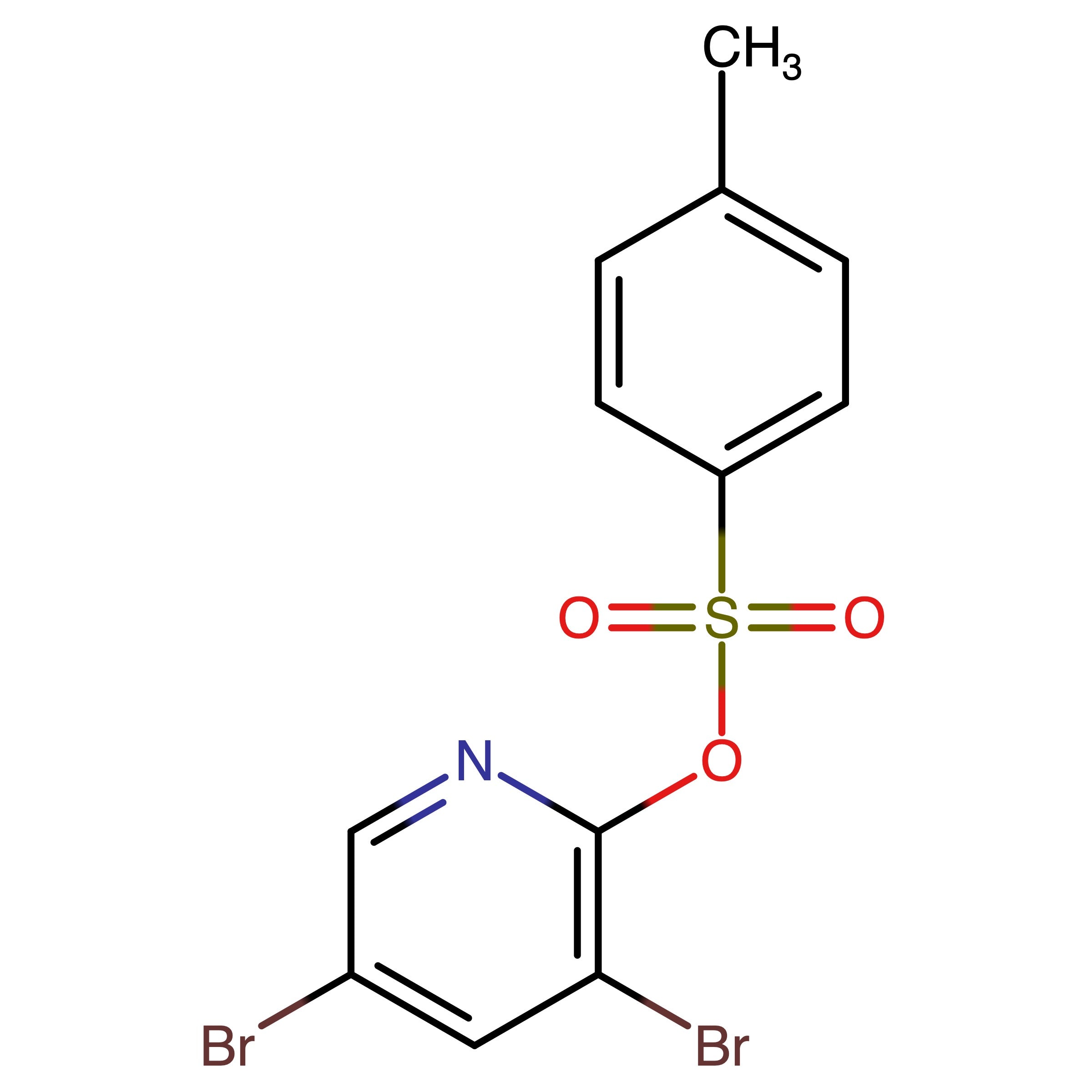 CAS 882029-80-3 | 3,5-Dibromopyridin-2-yl 4-methylbenzenesulfonate