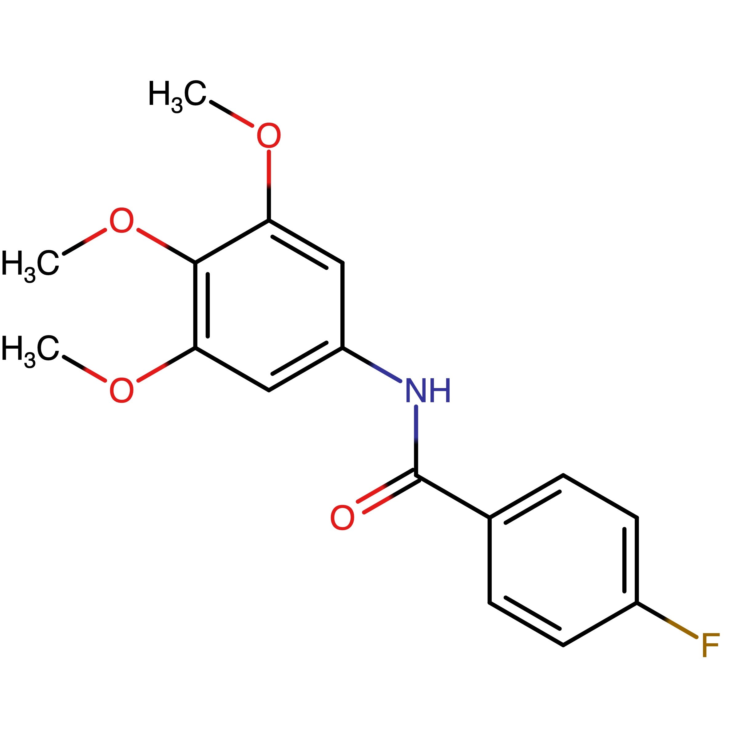 CAS 710319-51-0 | 4-Fluoro-N-(3,4,5-trimethoxyphenyl)benzamide