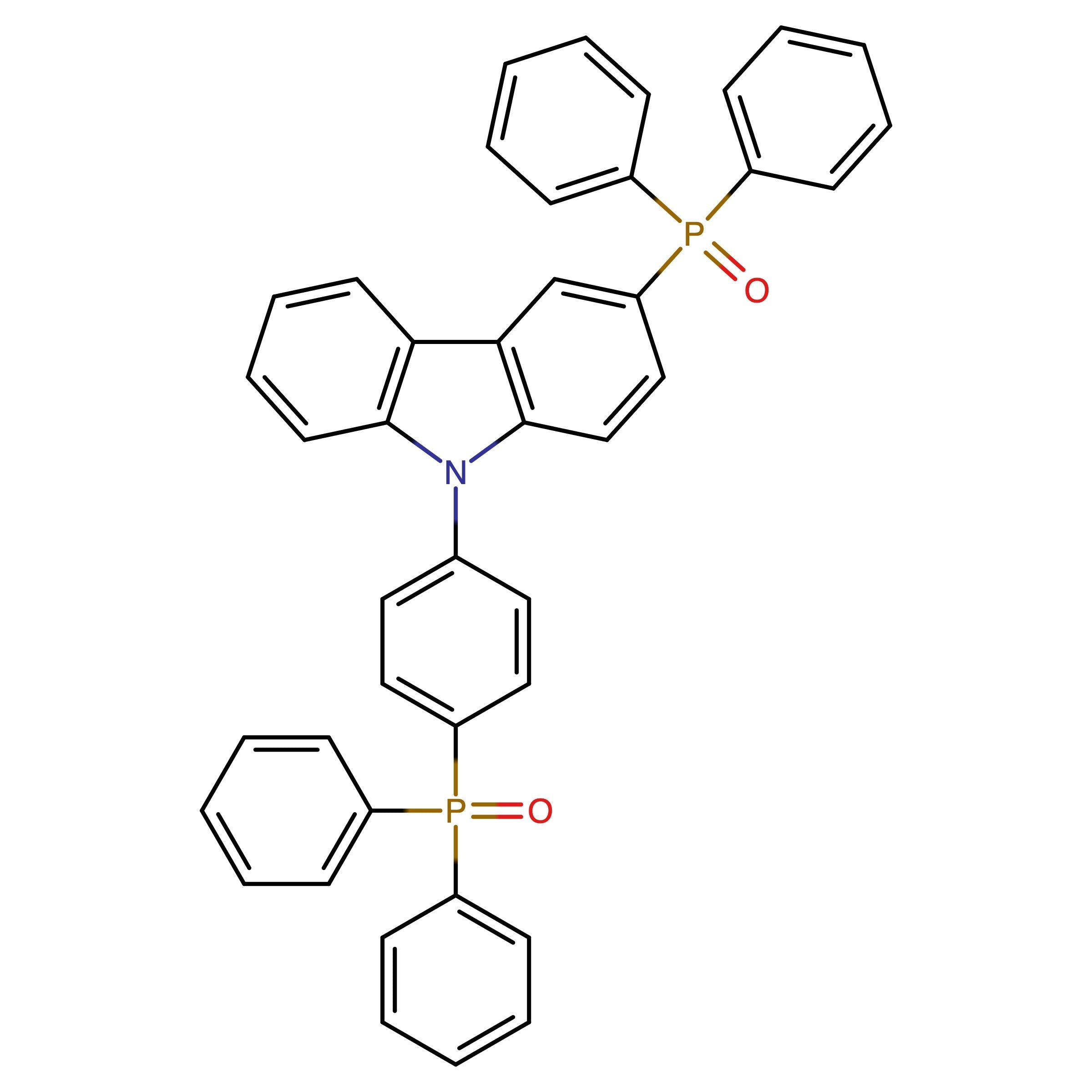 CAS 1226860-68-9 | 3-(Diphenylphosphinyl)-9-[4-(diphenylphosphinyl)phenyl]-9H-carbazole | MFCD27923027
