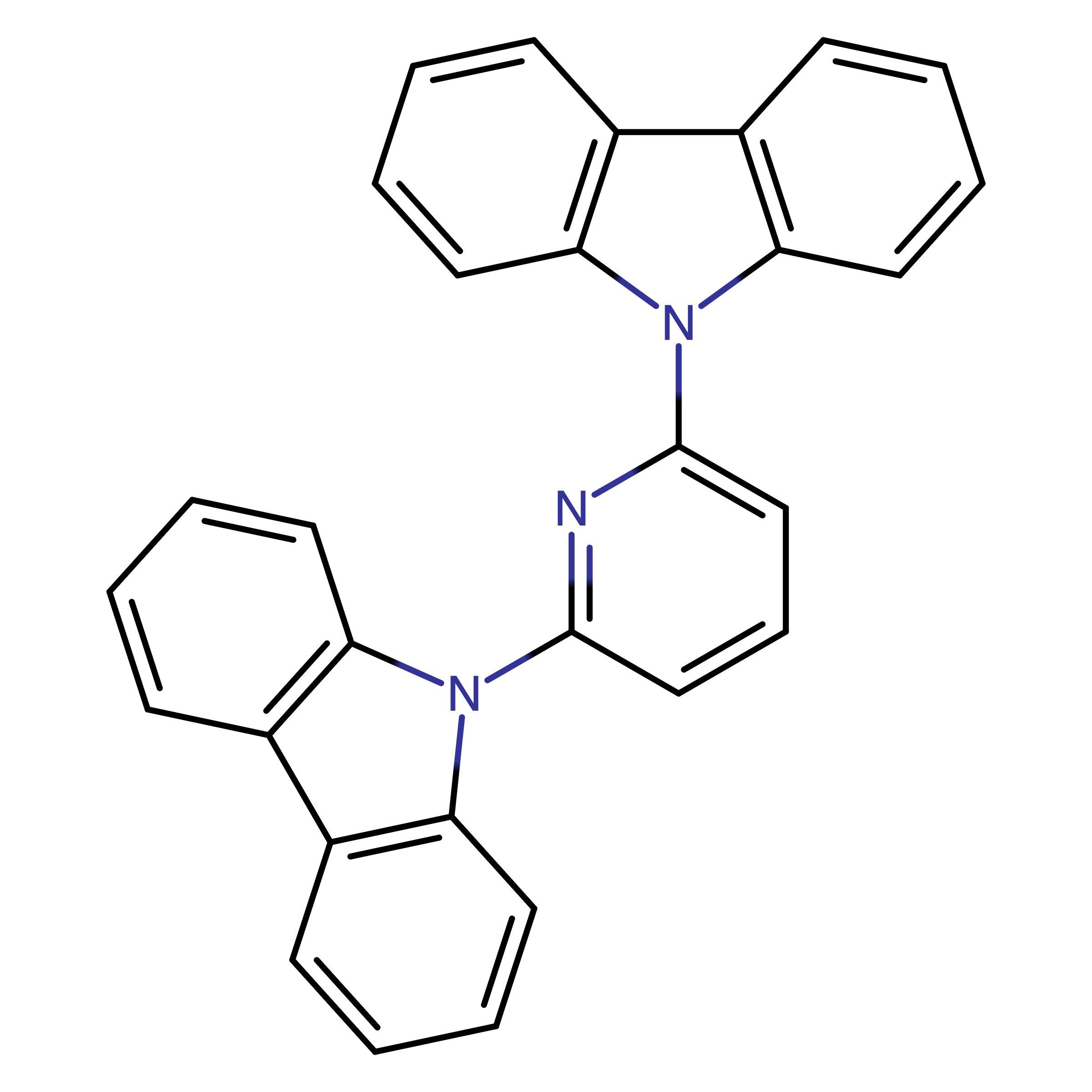 CAS 168127-49-9 | 9,9'-(2,6-Pyridinediyl)bis[9H-carbazole] | MFCD28138085