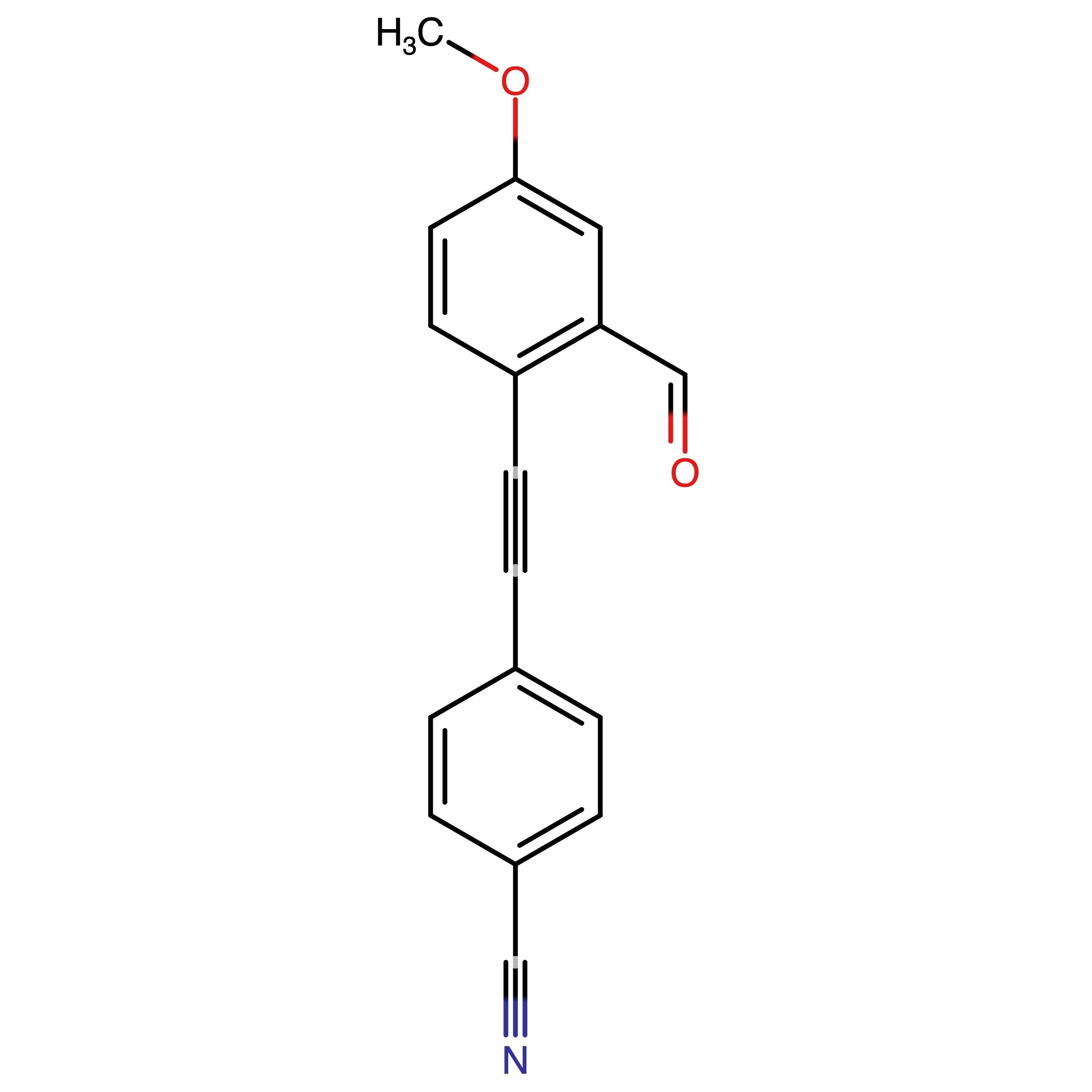 CAS 2394924-34-4 | 4-((2-Formyl-4-methoxyphenyl)ethynyl)benzonitrile