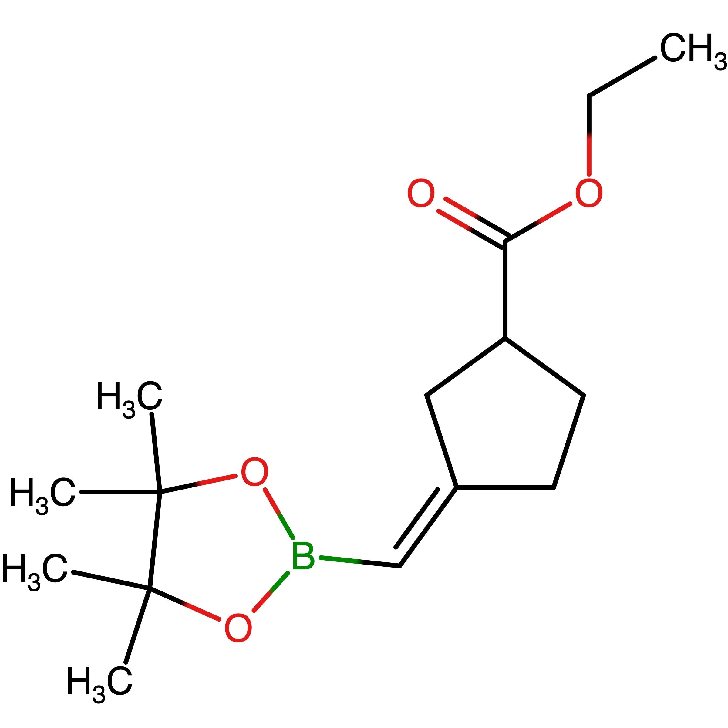 CAS 2365173-44-8 | (Z)-Ethyl 3-((4,4,5,5-tetramethyl-1,3,2-dioxaborolan-2-yl)methylene)- cyclopentanecarboxylate