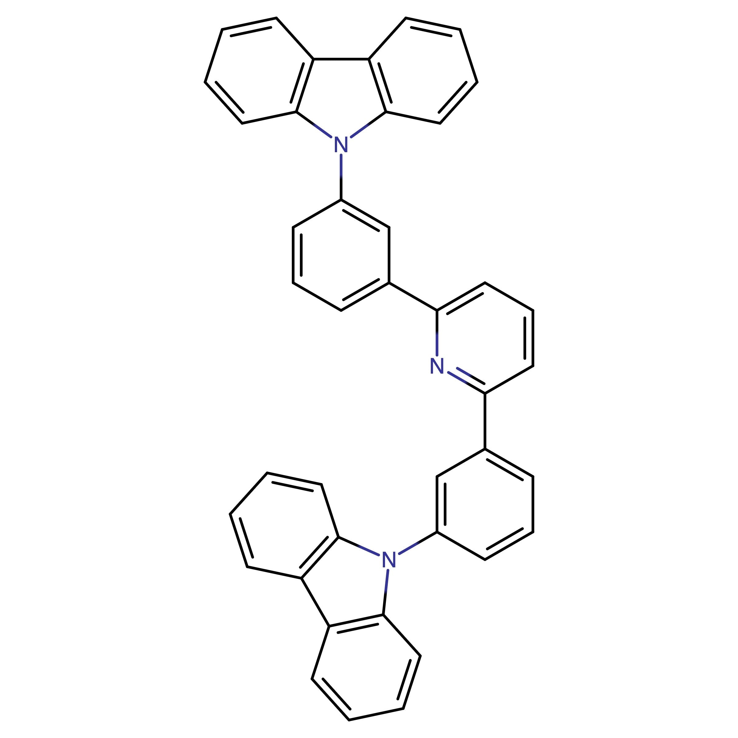 CAS 1013405-24-7 | 2,6-Bis[3-(carbazol-9-yl)phenyl]pyridine | MFCD20275106