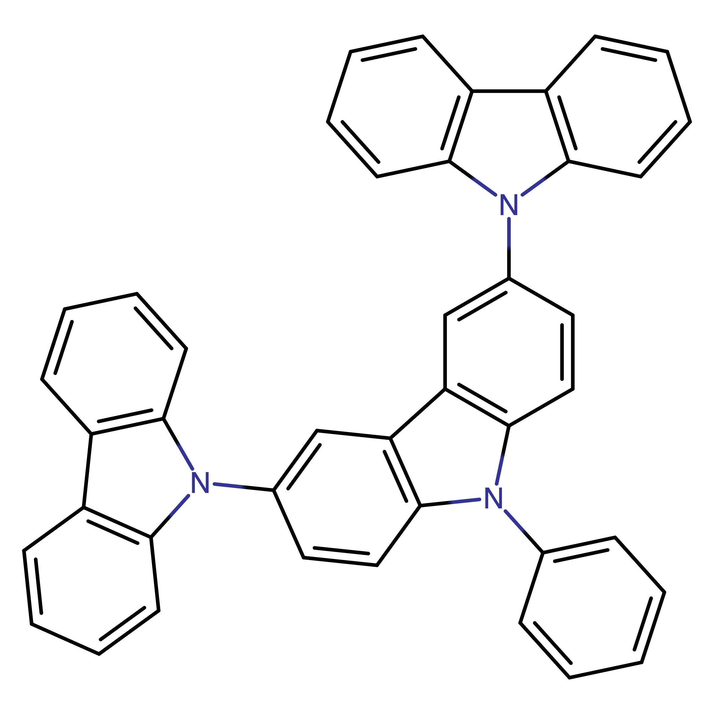 CAS 211685-96-0 | 3,6-Bis(N-carbazolyl)-N-phenylcarbazole | MFCD22572690