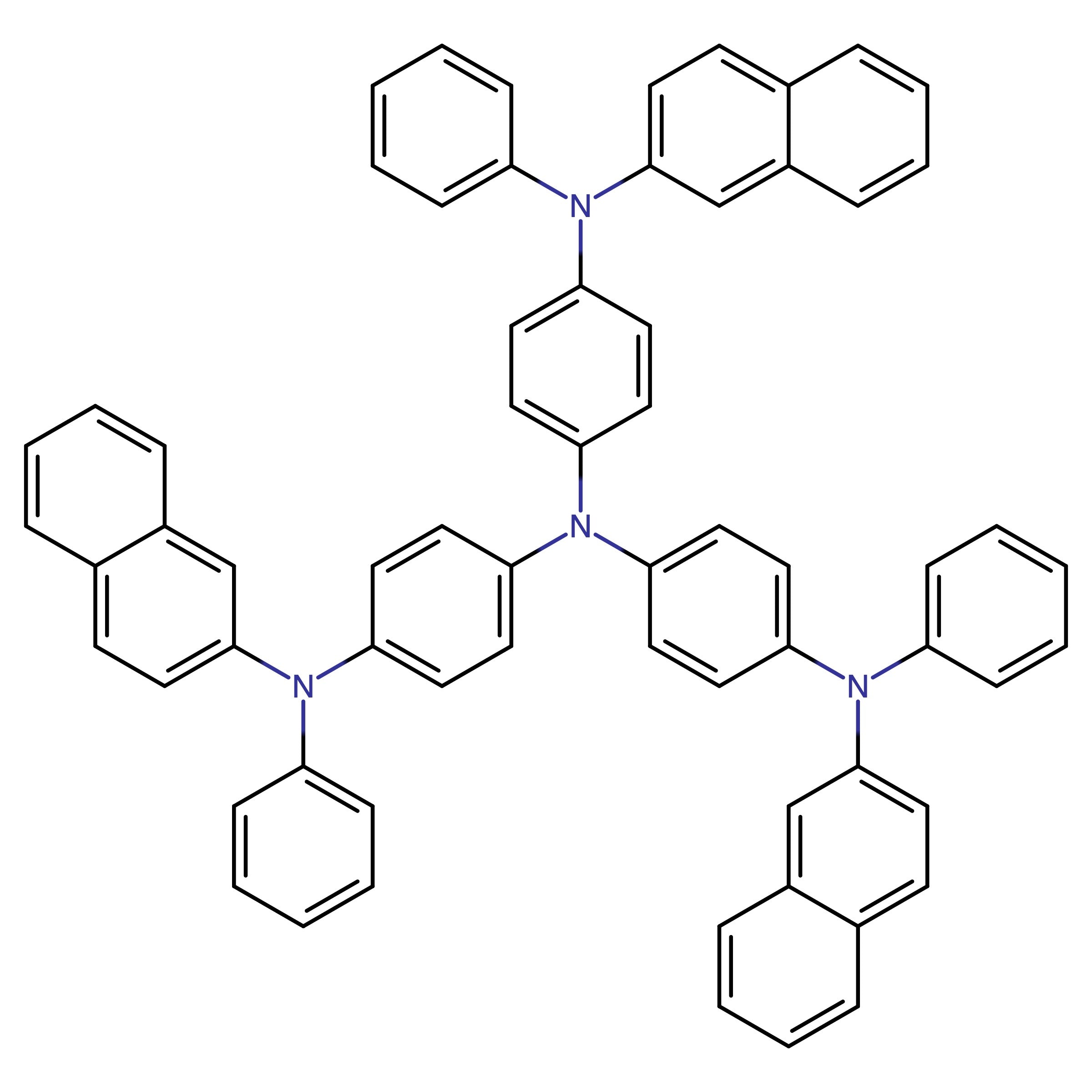 CAS 185690-41-9 | 4,4',4''-Tris[2-naphthyl(phenyl)amino]triphenylamine | MFCD01310662