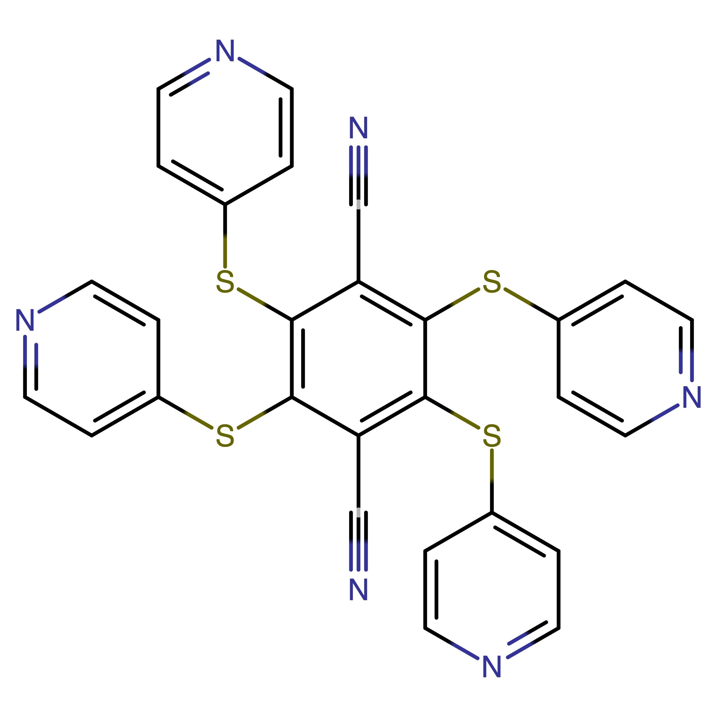 CAS 2125669-91-0 | 2,3,5,6-Tetrakis(pyridin-4-ylthio)terephthalonitrile