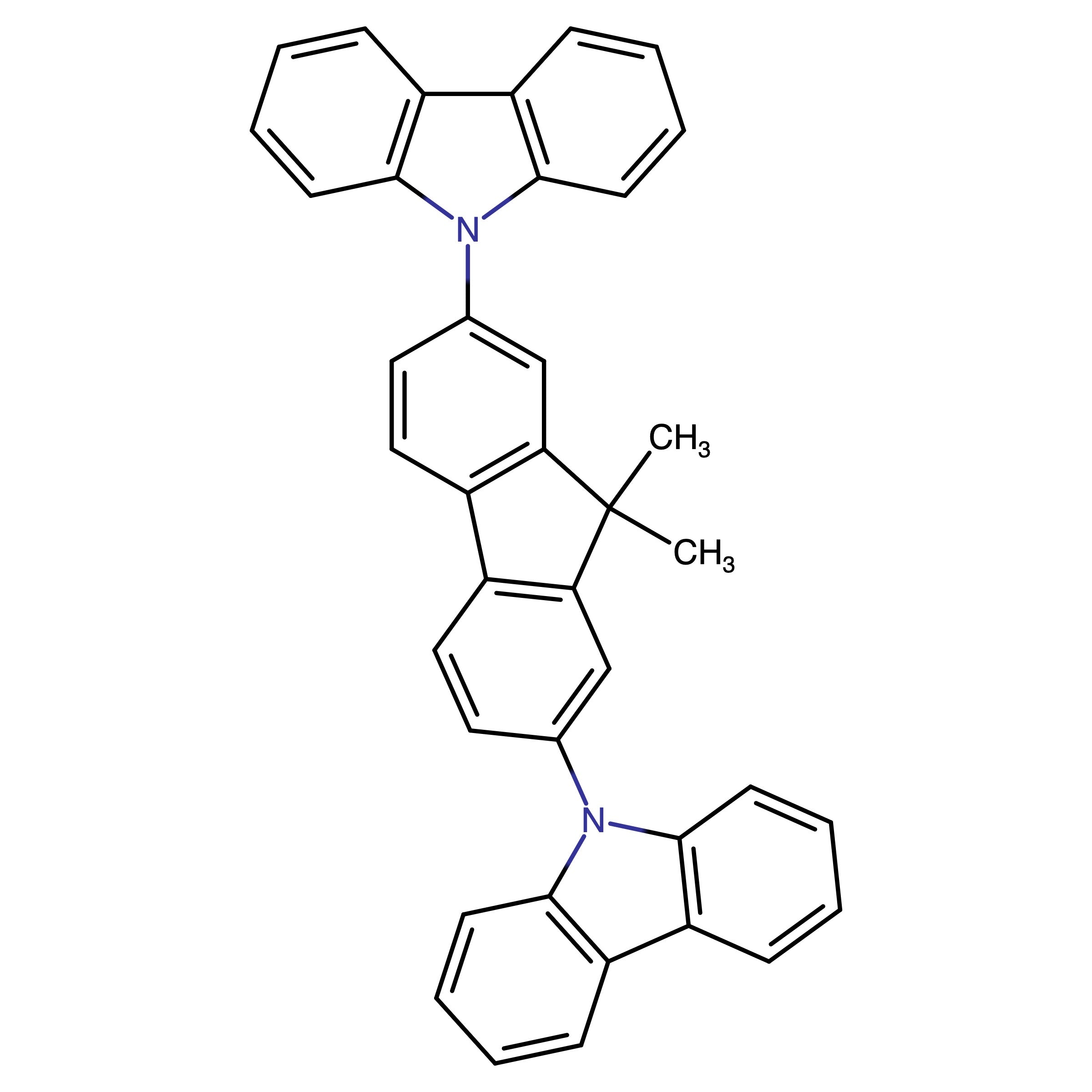 CAS 226958-06-1 | 9,9'-(9,9-Dimethyl-9H-fluorene-2,7-diyl)bis[9H-carbazole] | MFCD12022460