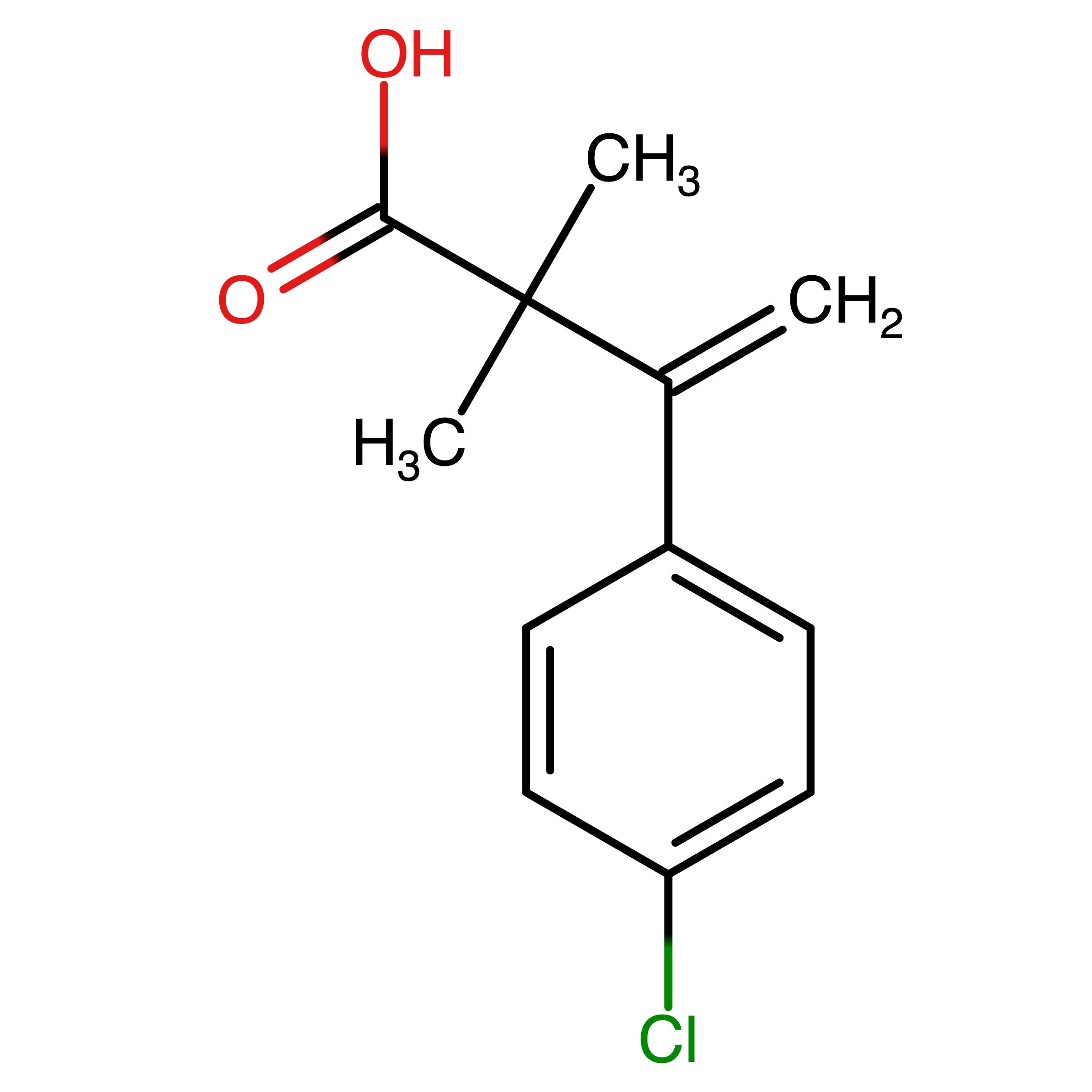 CAS 17580-43-7 | 3-(4-Chlorophenyl)-2,2-dimethylbut-3-enoic acid