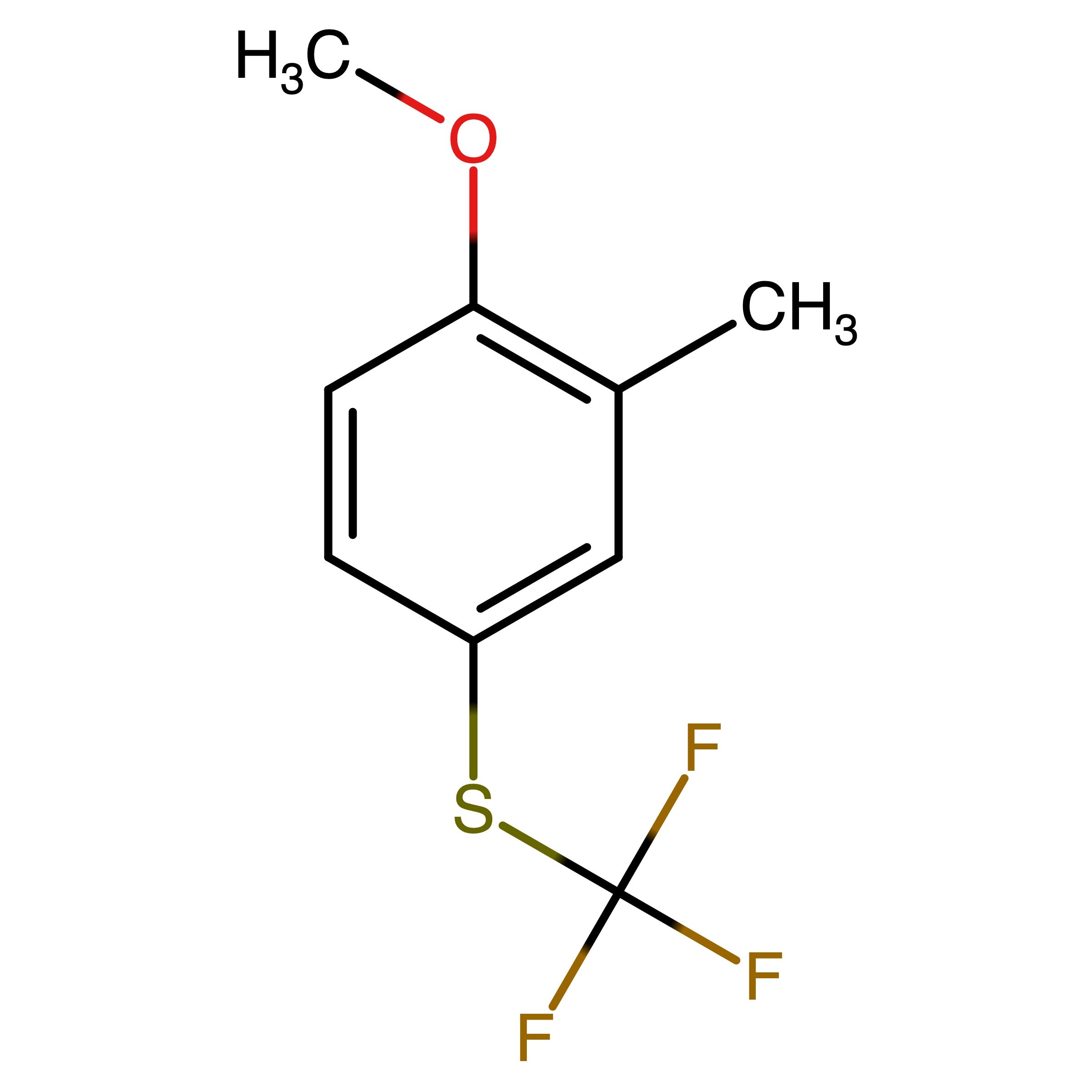 CAS 1357624-60-2 | 1-Methoxy-2-methyl-4-[(trifluoromethyl)thio]benzene