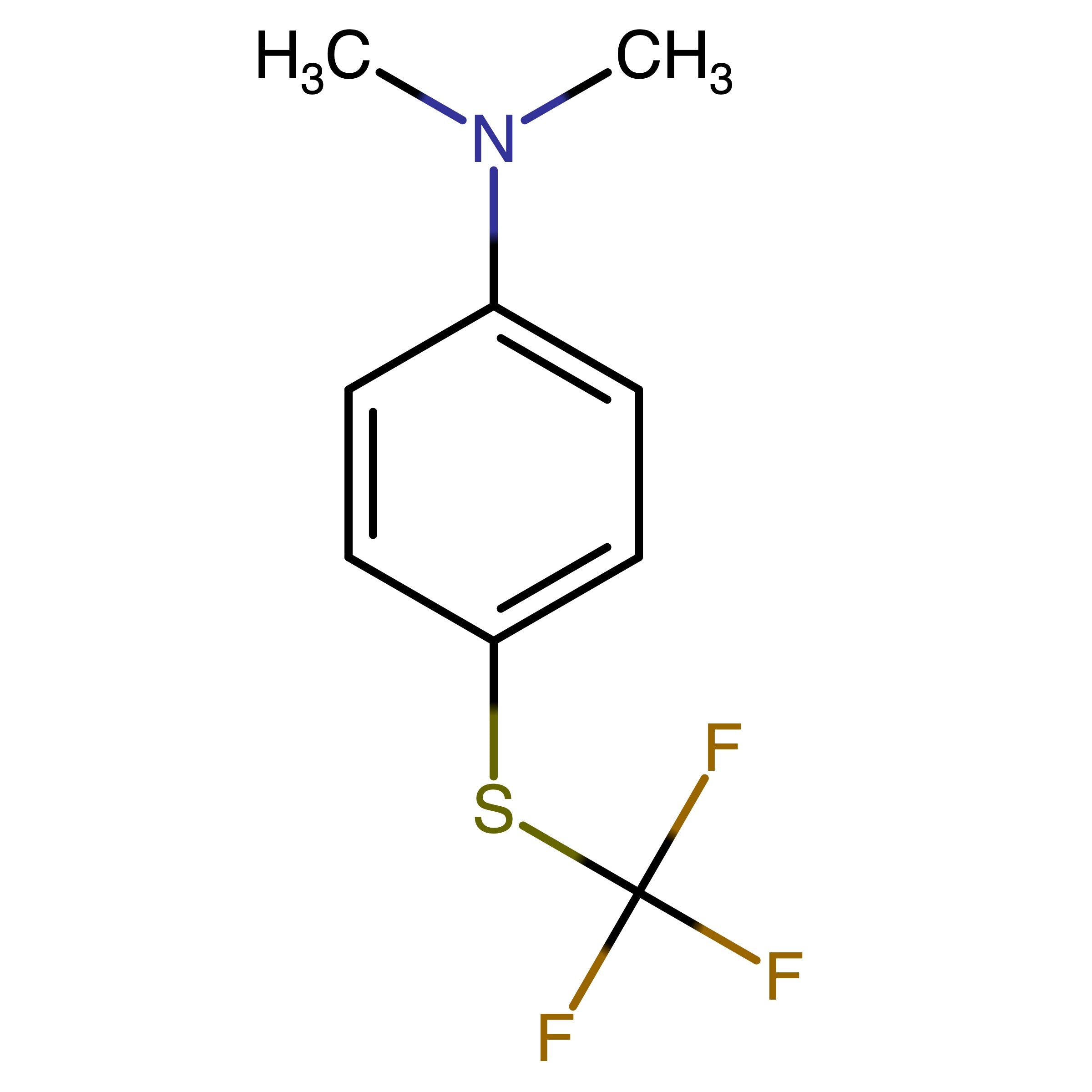 CAS 2677-71-6 | N,N-Dimethyl-4-[(trifluoromethyl)thio]benzenamine