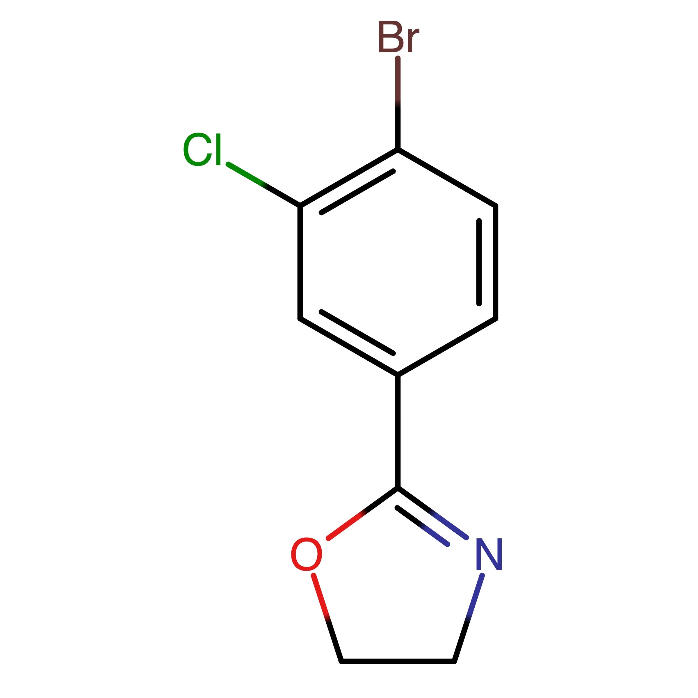 CAS 1807700-27-1 | 2-(3-Chloro-4-bromo-phenyl)-4,5-dihydro-oxazole