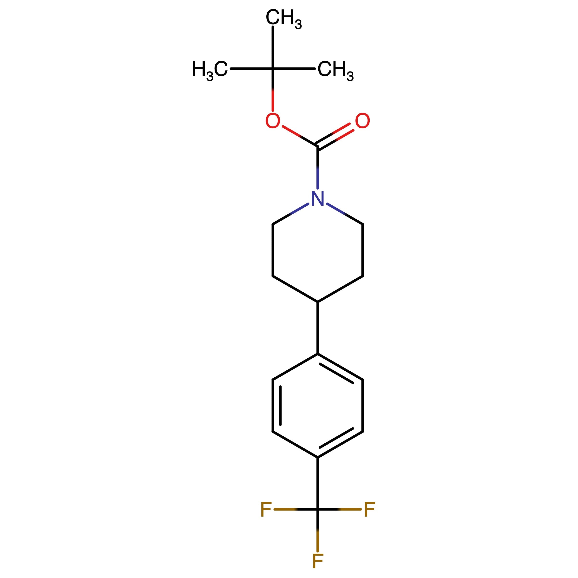 CAS 732275-91-1 | tert-Butyl 4-(4-(trifluoromethyl)phenyl)piperidine-1-carboxylate