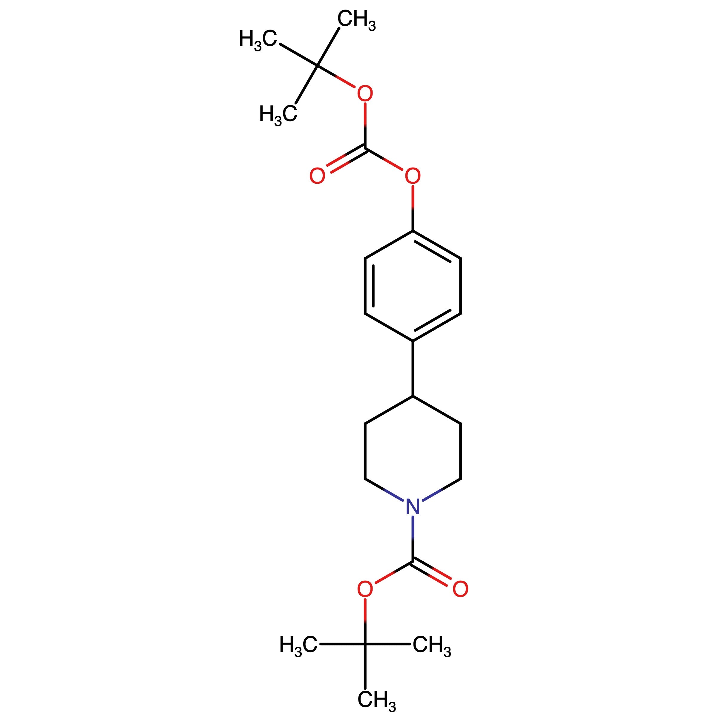 CAS 1638255-78-3 | tert-Butyl 4-(4-((tert-butoxycarbonyl)oxy)phenyl)piperidine-1-carboxylate