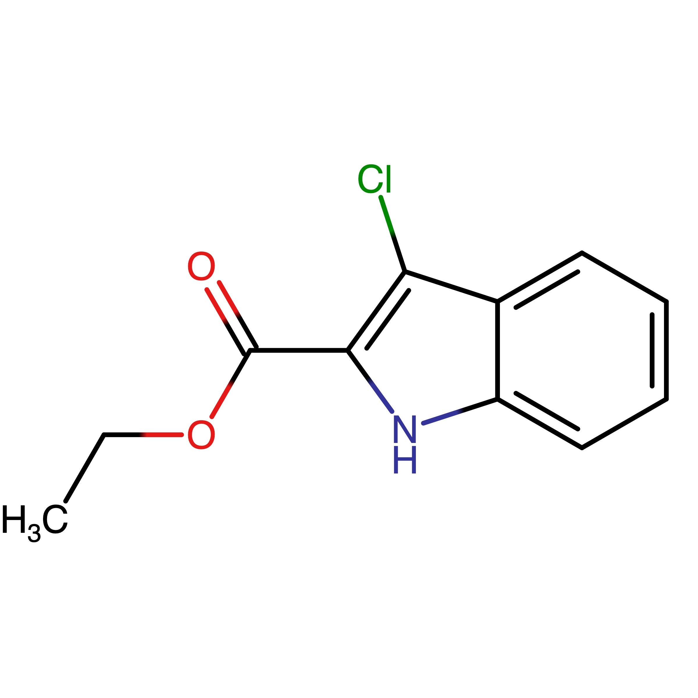 CAS 38343-91-8 | Ethyl 3-chloro-1H-indole-2-carboxylate