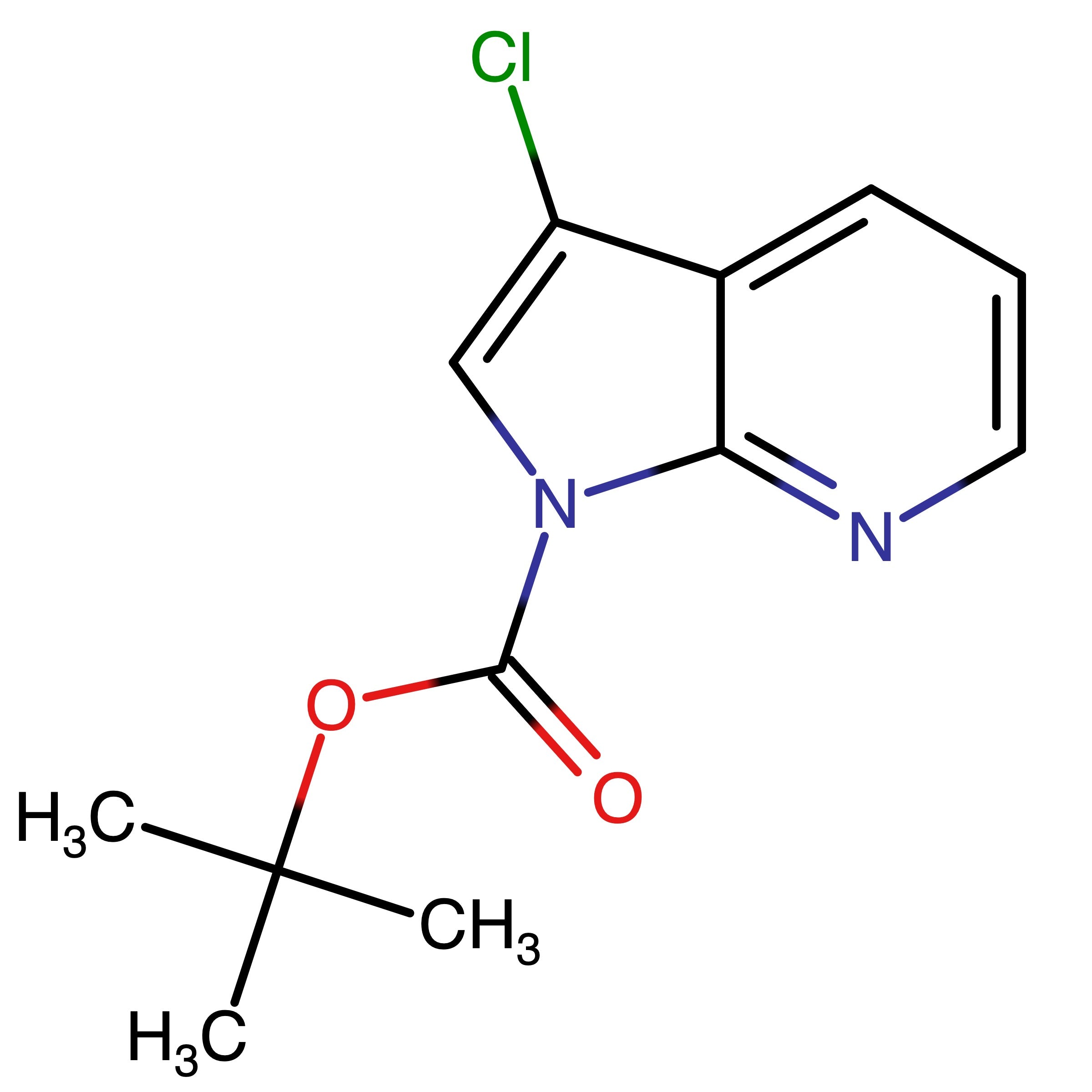 CAS 1093759-47-7 | tert-Butyl 3-chloro-1H-pyrrolo[2,3-b]pyridine-1-carboxylate