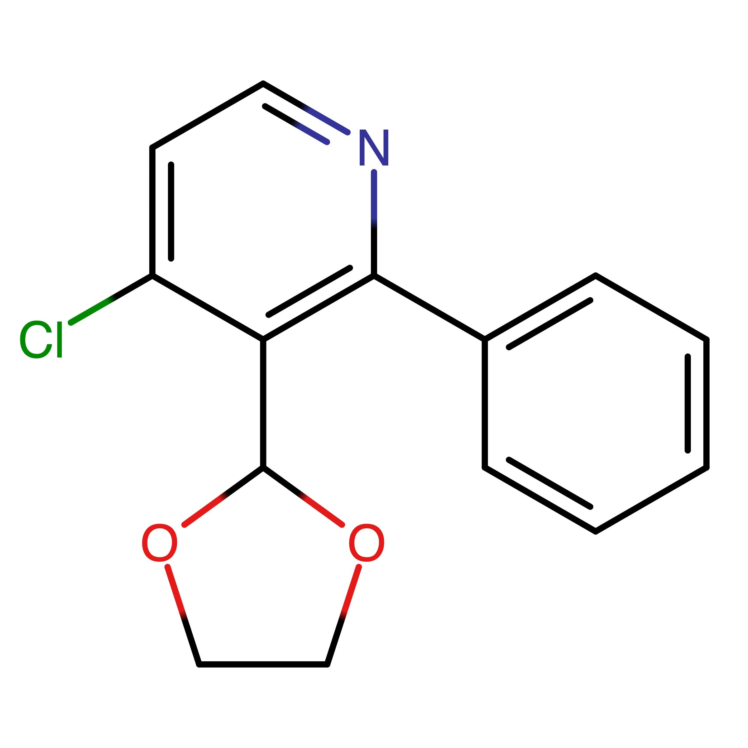 CAS 1798789-09-9 | 4-Chloro-3-(1,3-dioxolan-2-yl)-2-phenylpyridine