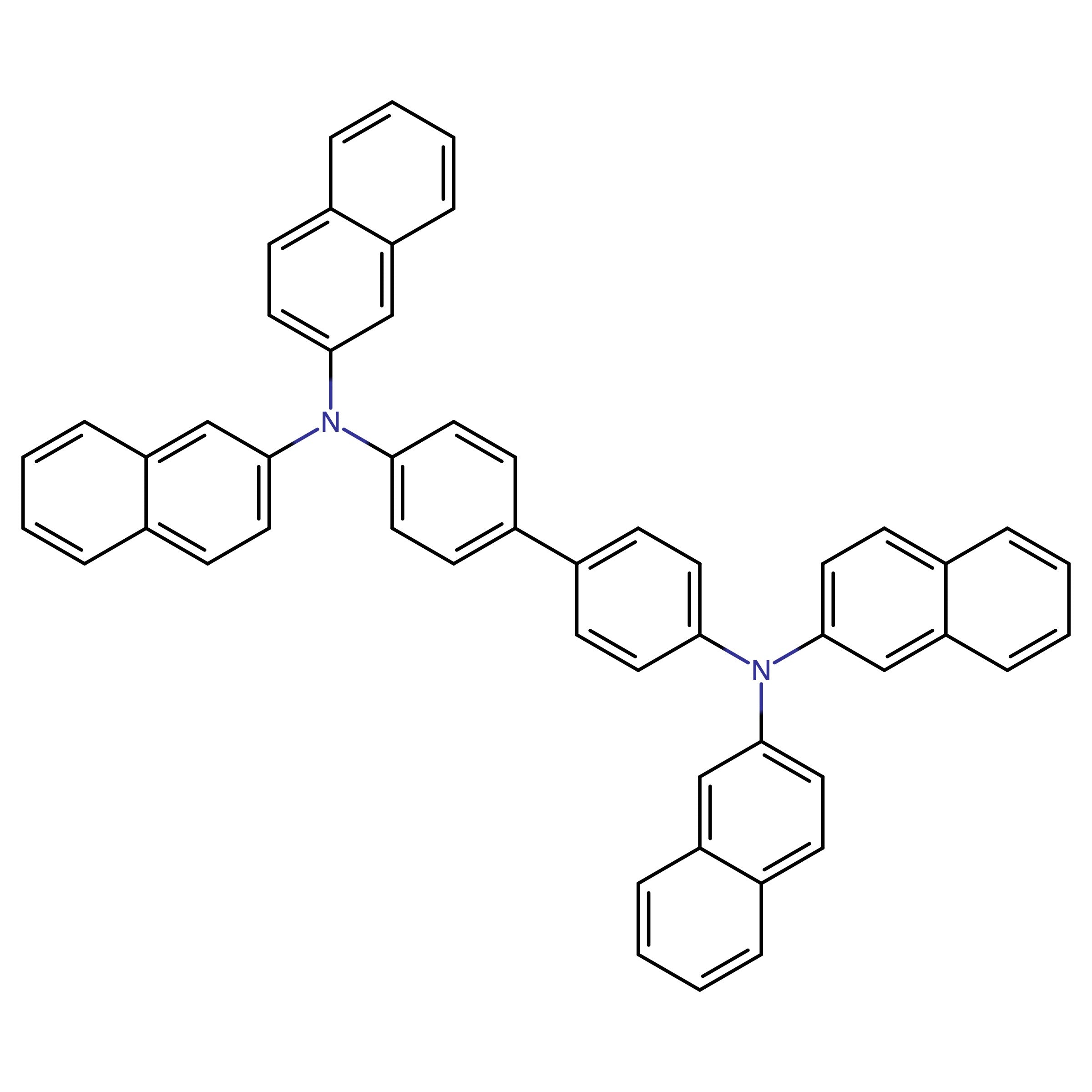 CAS 141752-82-1 | N,N,N',N'-Tetra(2-naphthalenyl)(1,1'-biphenyl)-4,4'-diamine | MFCD03093244