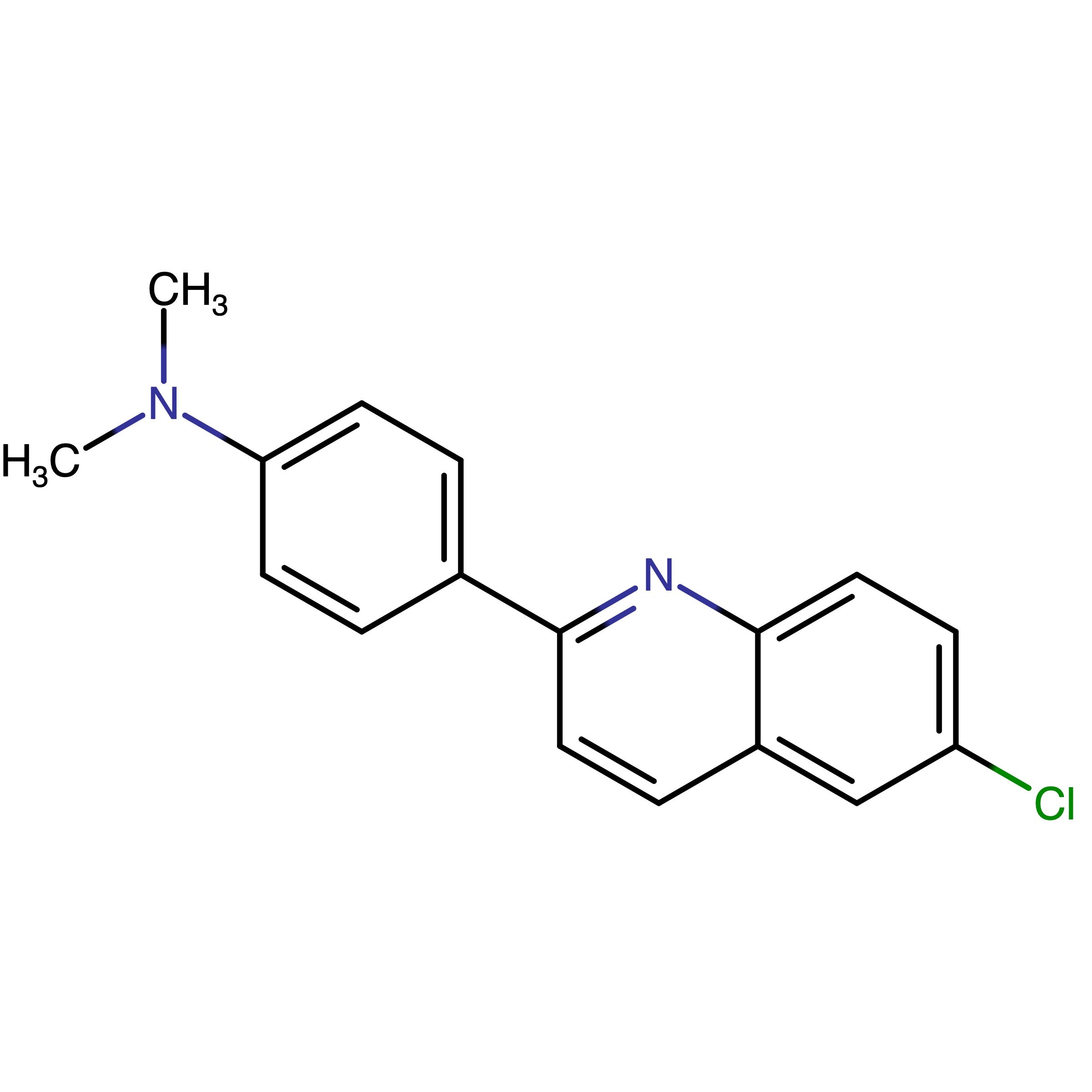 CAS 107274-76-0 | 4-(6-Chloroquinolin-2-yl)-N,N-dimethylaniline