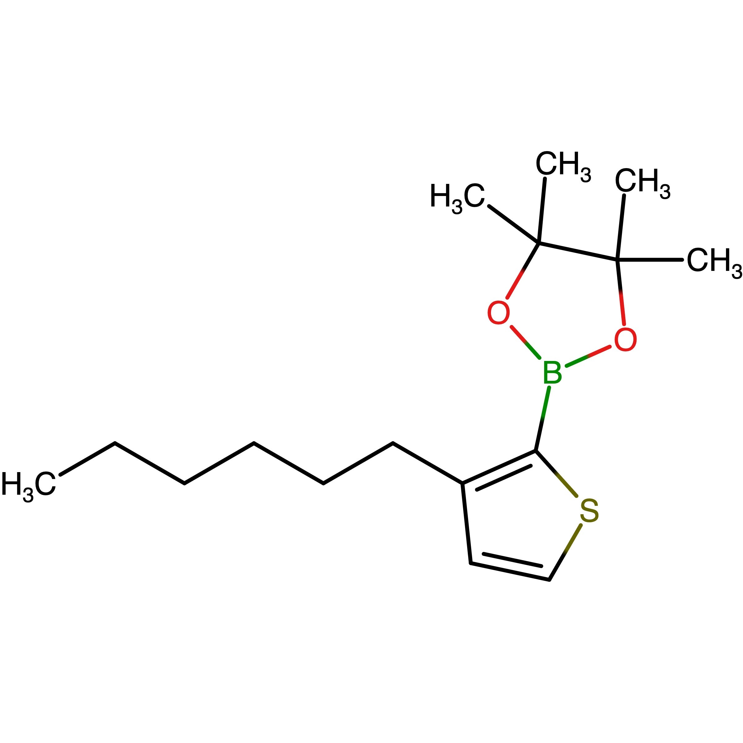 CAS 850881-09-3 | 3-Hexylthiophene-2-boronic acid pinacol ester | MFCD11045447
