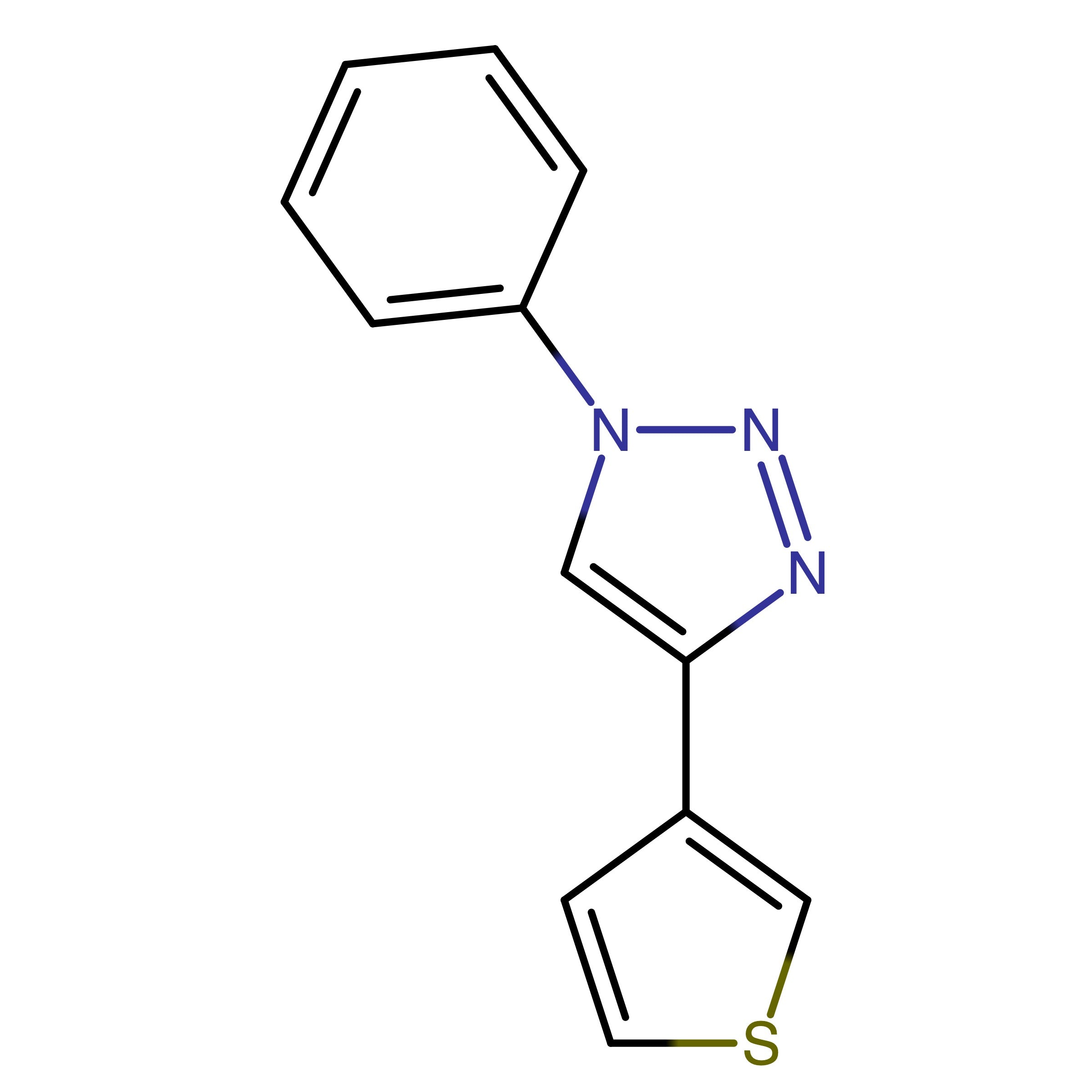 CAS 1652586-10-1 | 1-Phenyl-4-(thiophen-3-yl)-1H-1,2,3-triazole