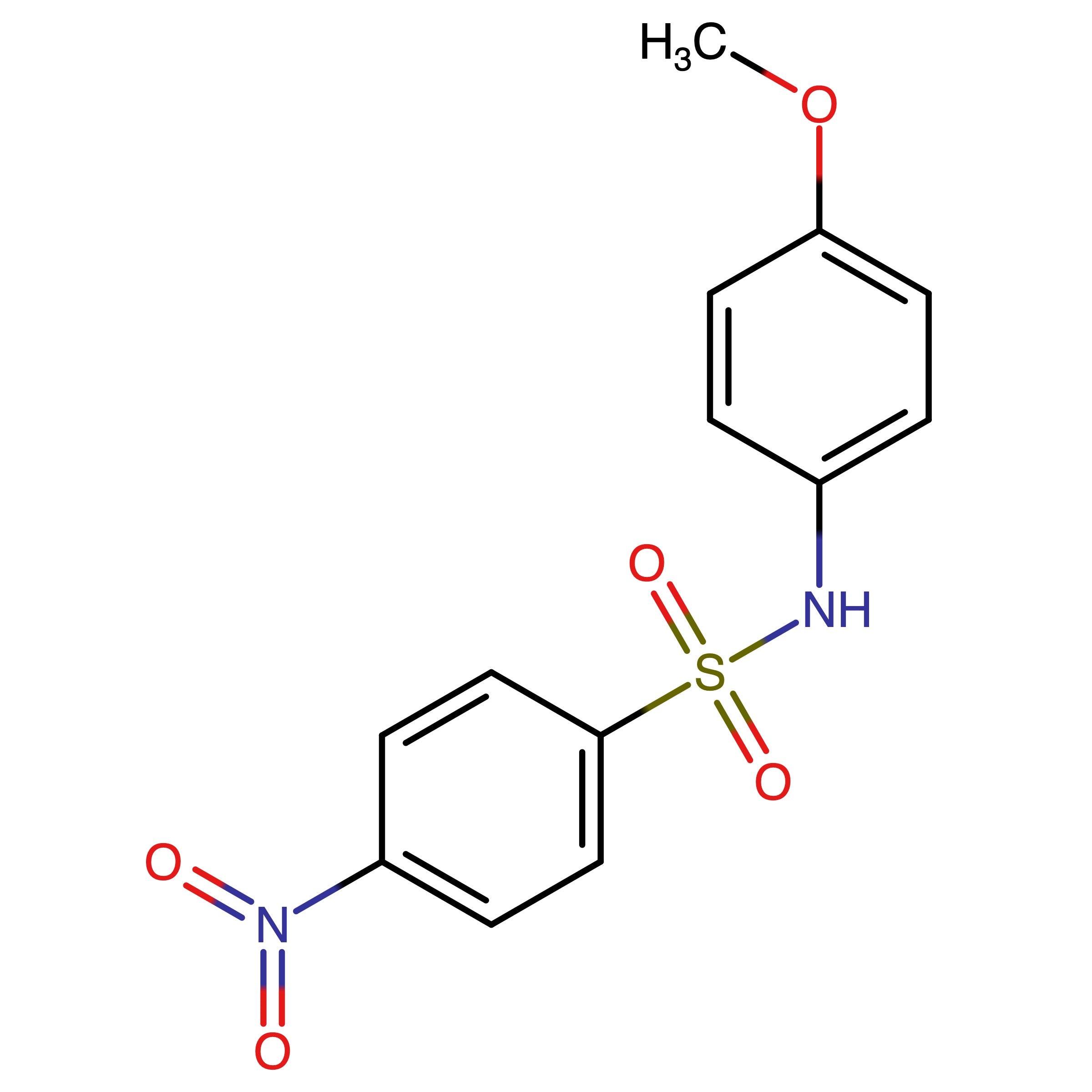 CAS 10553-17-0 | N-(4-Methoxyphenyl)-4-nitrobenzenesulfonamide