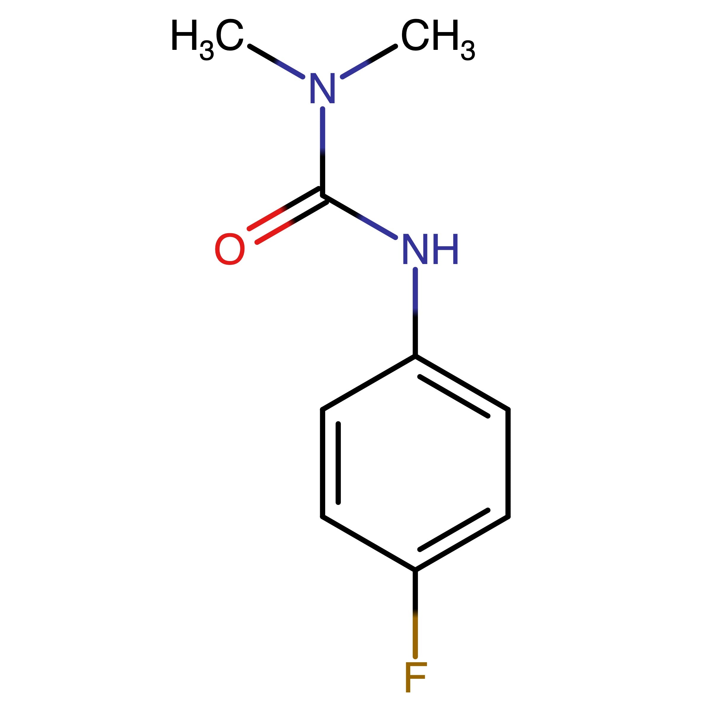 CAS 332-33-2 | 3-(4-Fluorophenyl)-1,1-dimethylurea
