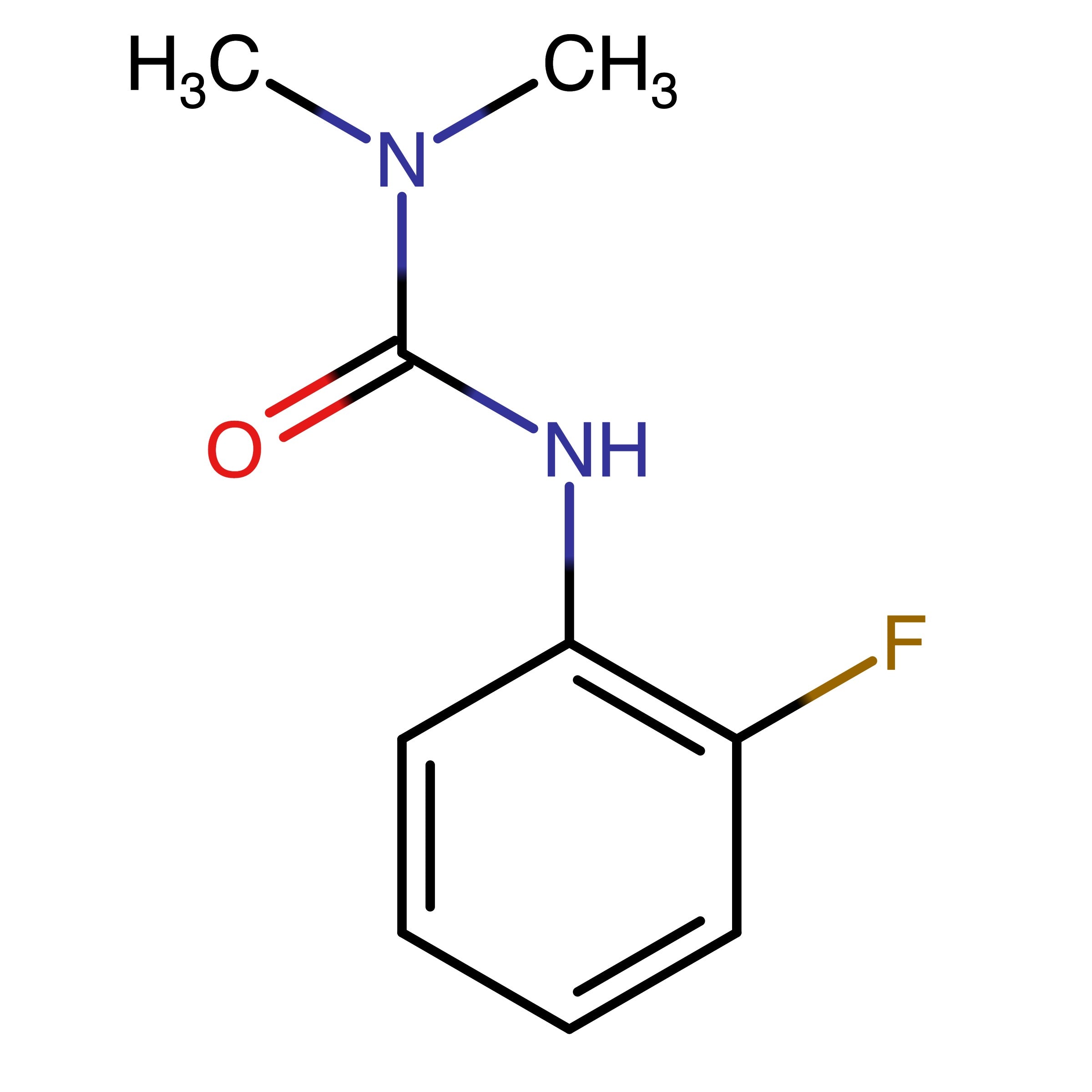 CAS 33251-56-8 | 3-(2-Fluorophenyl)-1,1-dimethylurea