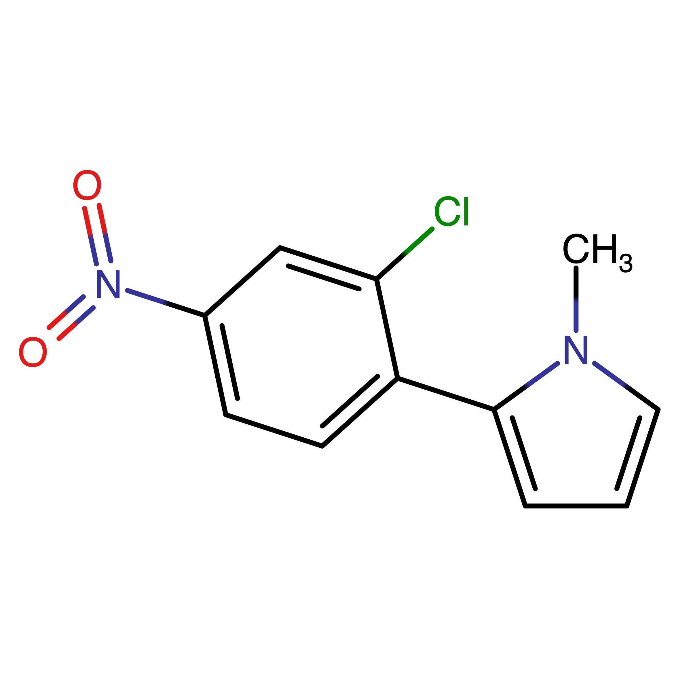 CAS 1644081-06-0 | 2-(2-Chloro-4-nitrophenyl)-1-methyl-1H-pyrrole