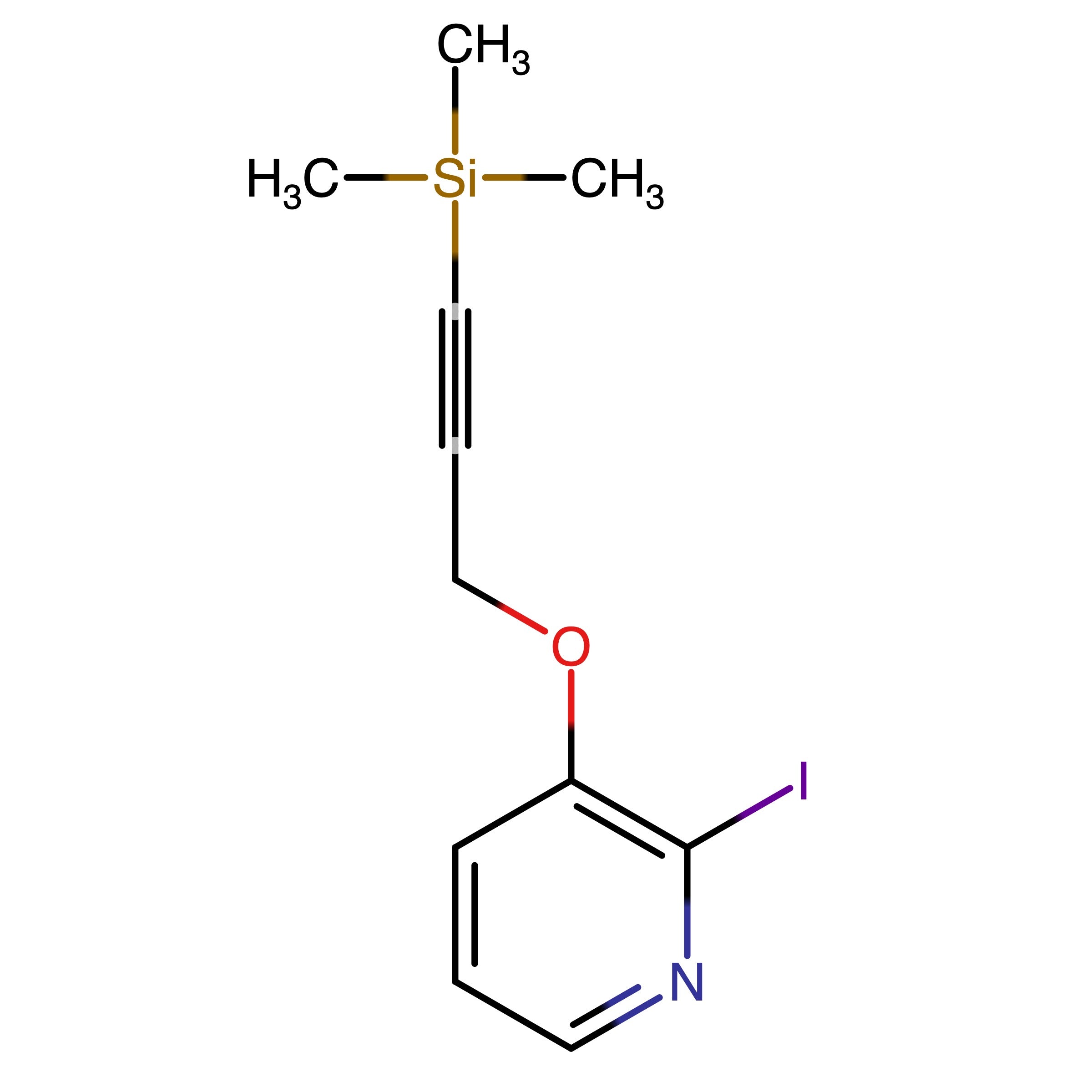 CAS 1625637-06-0 | 2-Iodo-3-((3-(trimethylsilyl)prop-2-yn-1-yl)oxy)pyridine