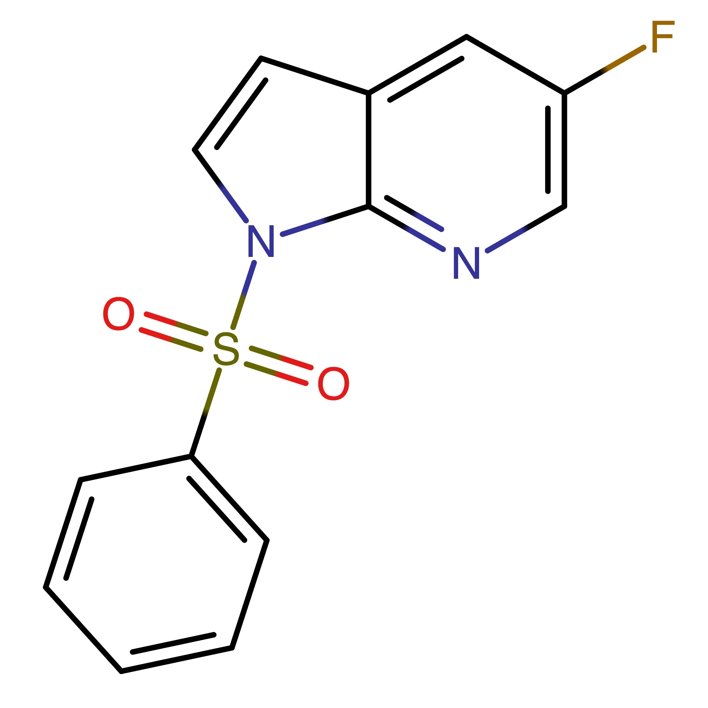 CAS 1015608-79-3 | 5-Fluoro-1-(phenylsulfonyl)-1H-pyrrolo[2,3-b]pyridine | MFCD08741536