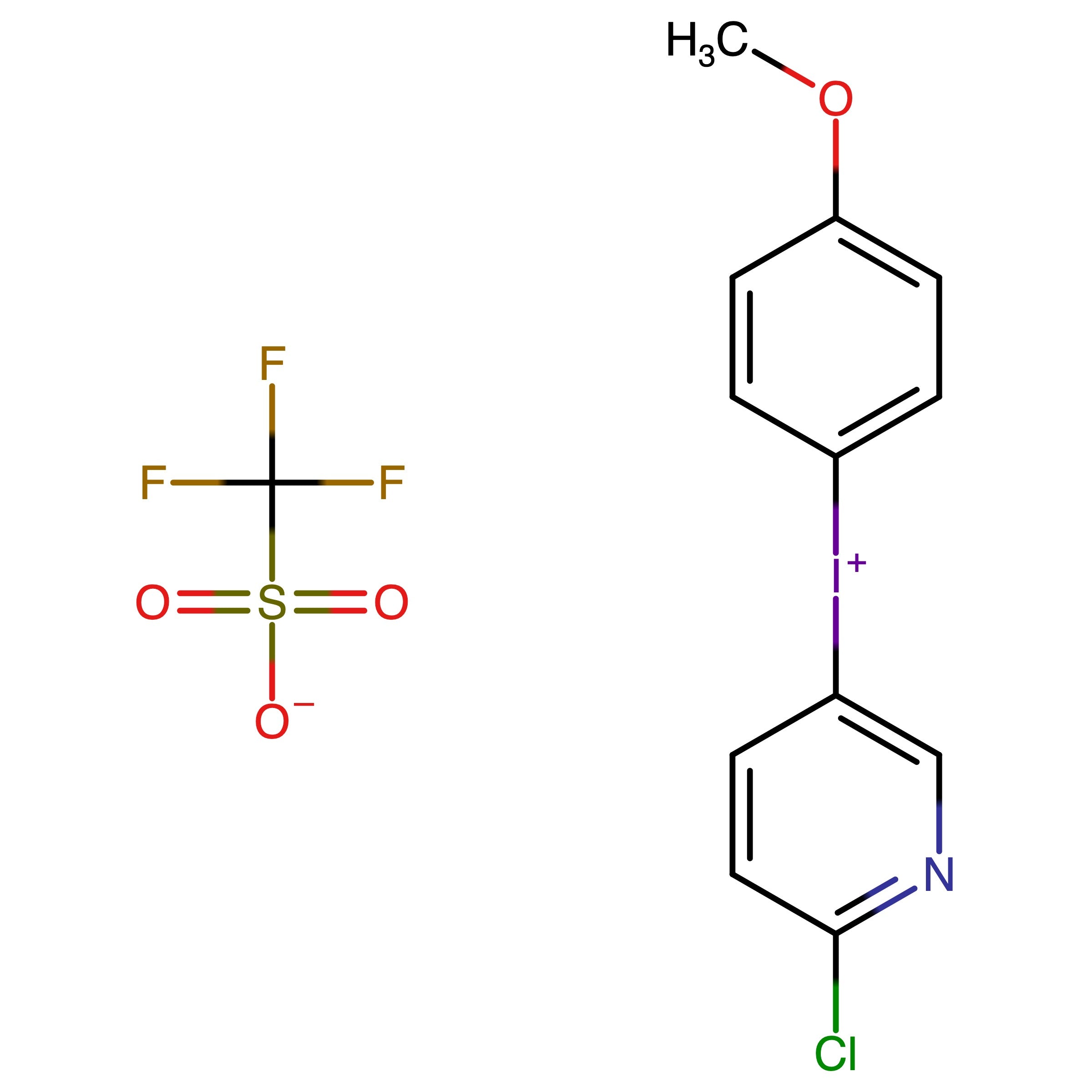 CAS 1415488-47-9 | (6-Chloro-pyridin-3-yl)(4-methoxyphenyl)iodonium triflate