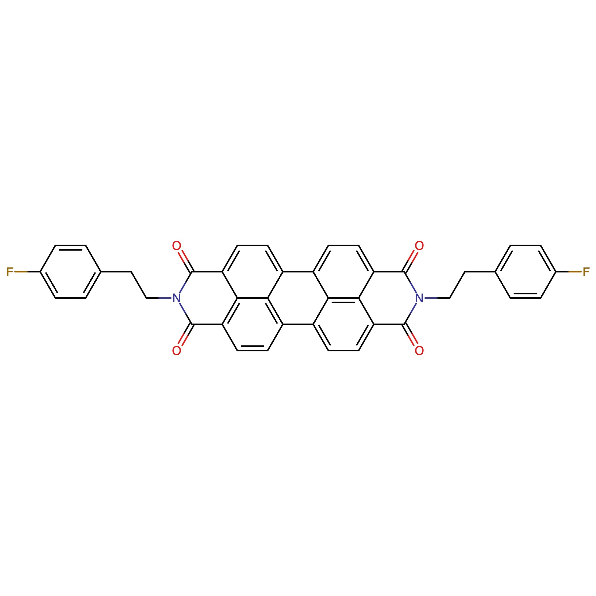 CAS 215726-57-1 | N,N'-Bis[2-(4-fluoro-phenyl)-ethyl]- 3,4,9,10-perylenetetradicarboximide | MFCD22572688