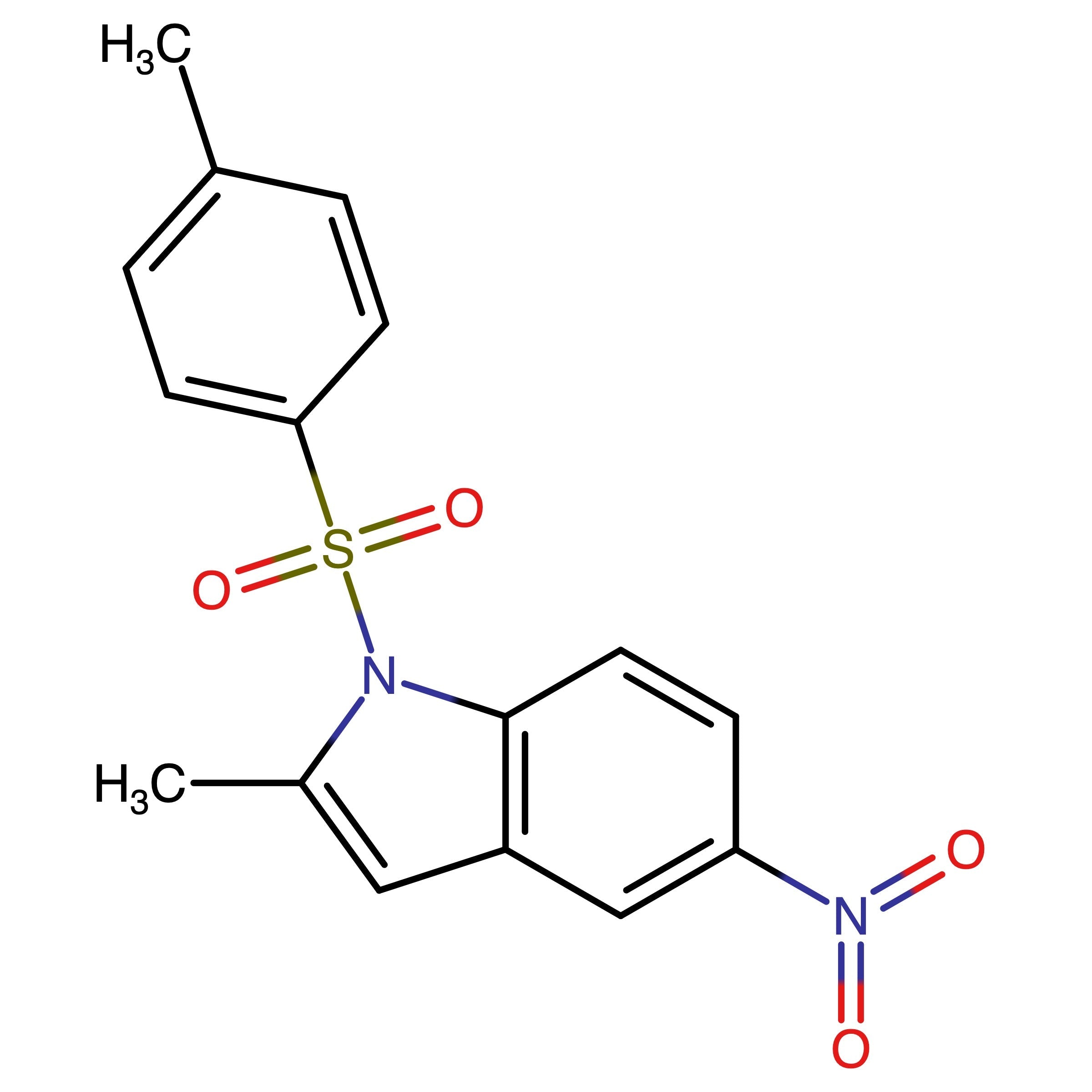 CAS 120627-44-3 | 2-Methyl-5-nitro-1-tosyl-1H-indole