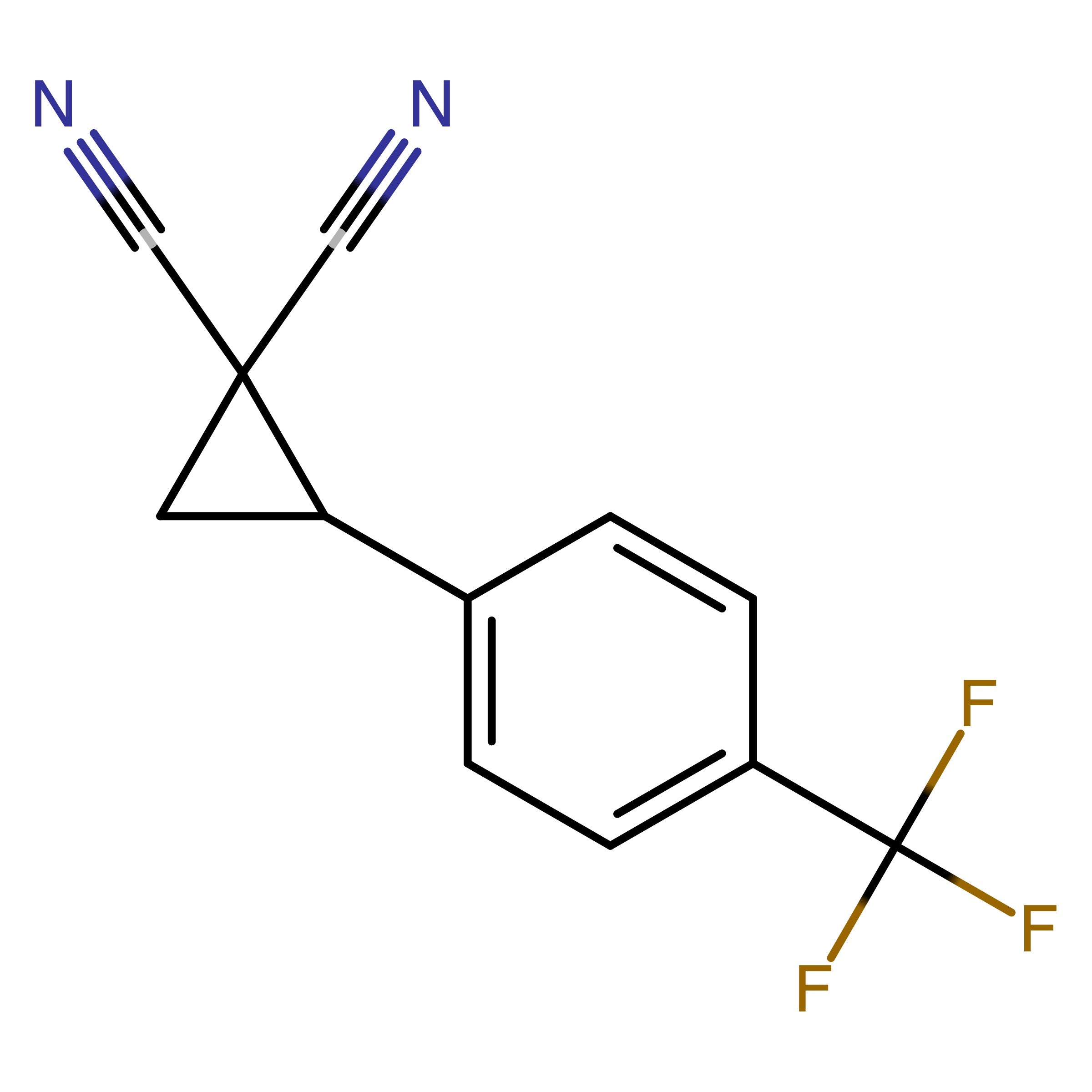 CAS 1624994-53-1 | 2-(4-(Trifluoromethyl)phenyl)cyclopropane-1,1-dicarbonitrile