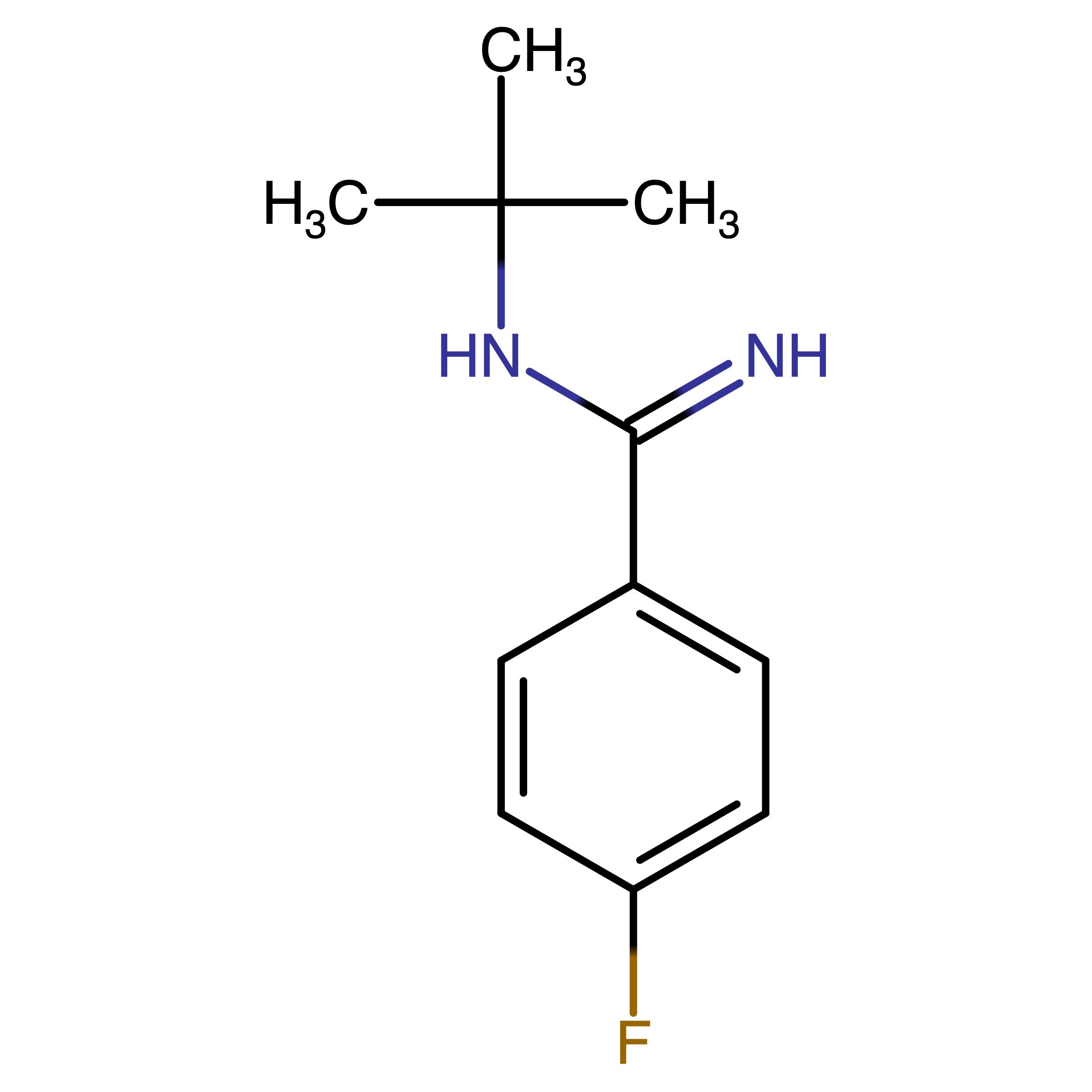 CAS 1339834-34-2 | N-tert-Butyl-4-fluorobenzenecarboximidamide