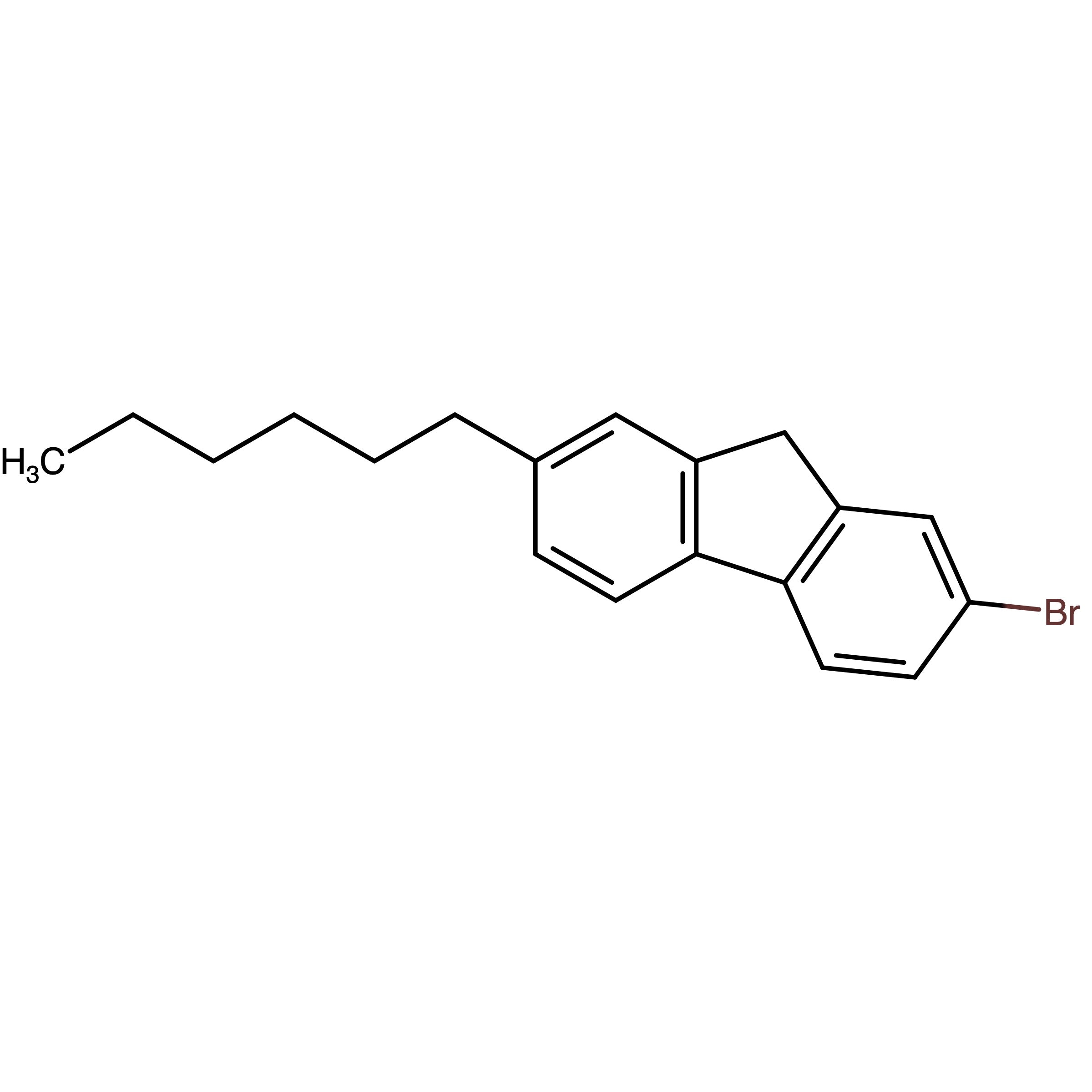 CAS 99012-36-9 | 2-Bromo-7-hexyl-9H-fluorene | MFCD12406809