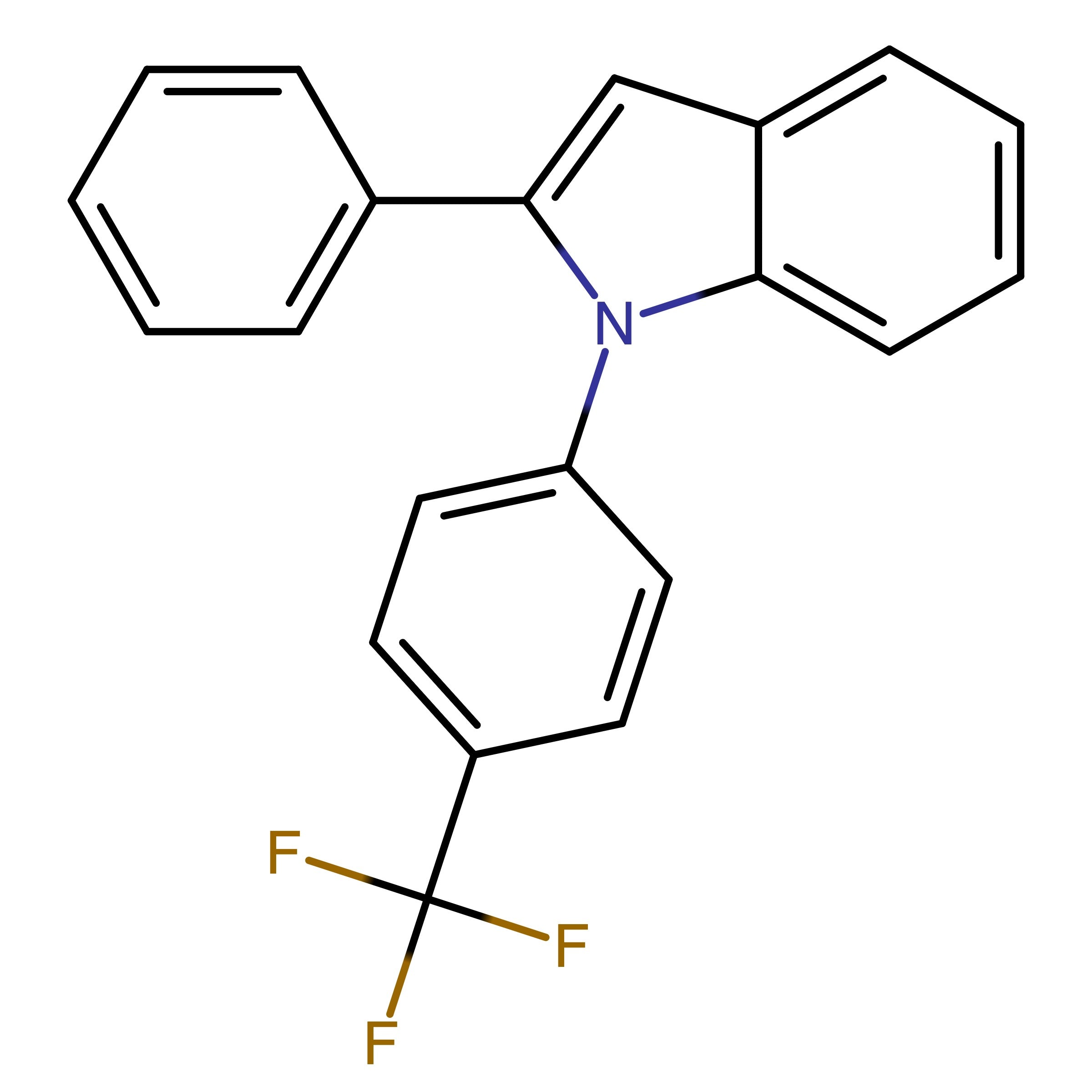 CAS 1572047-10-9 | 2-Phenyl-1-(4-trifluoromethyl-phenyl)-1H-indole